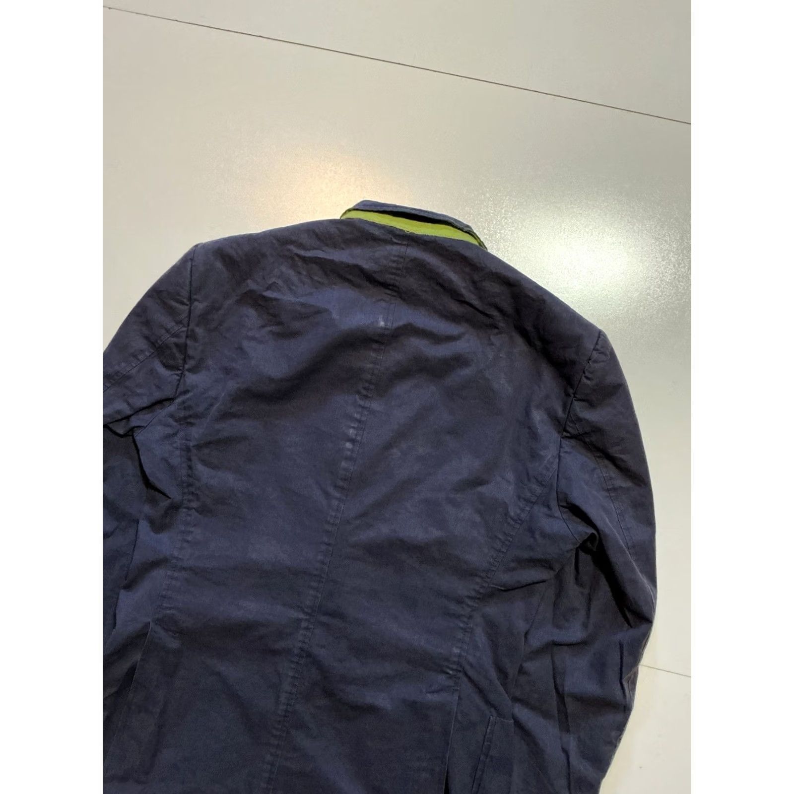 Etro VINTAGE Etro Blazer Shirt Navy Blue 100% Cotton Blazer Men 50R(Size 50 Regular) Navy Blue Etro Milano Two Button Blazer Jacket Mens Size 50R - 7 Thumbnail