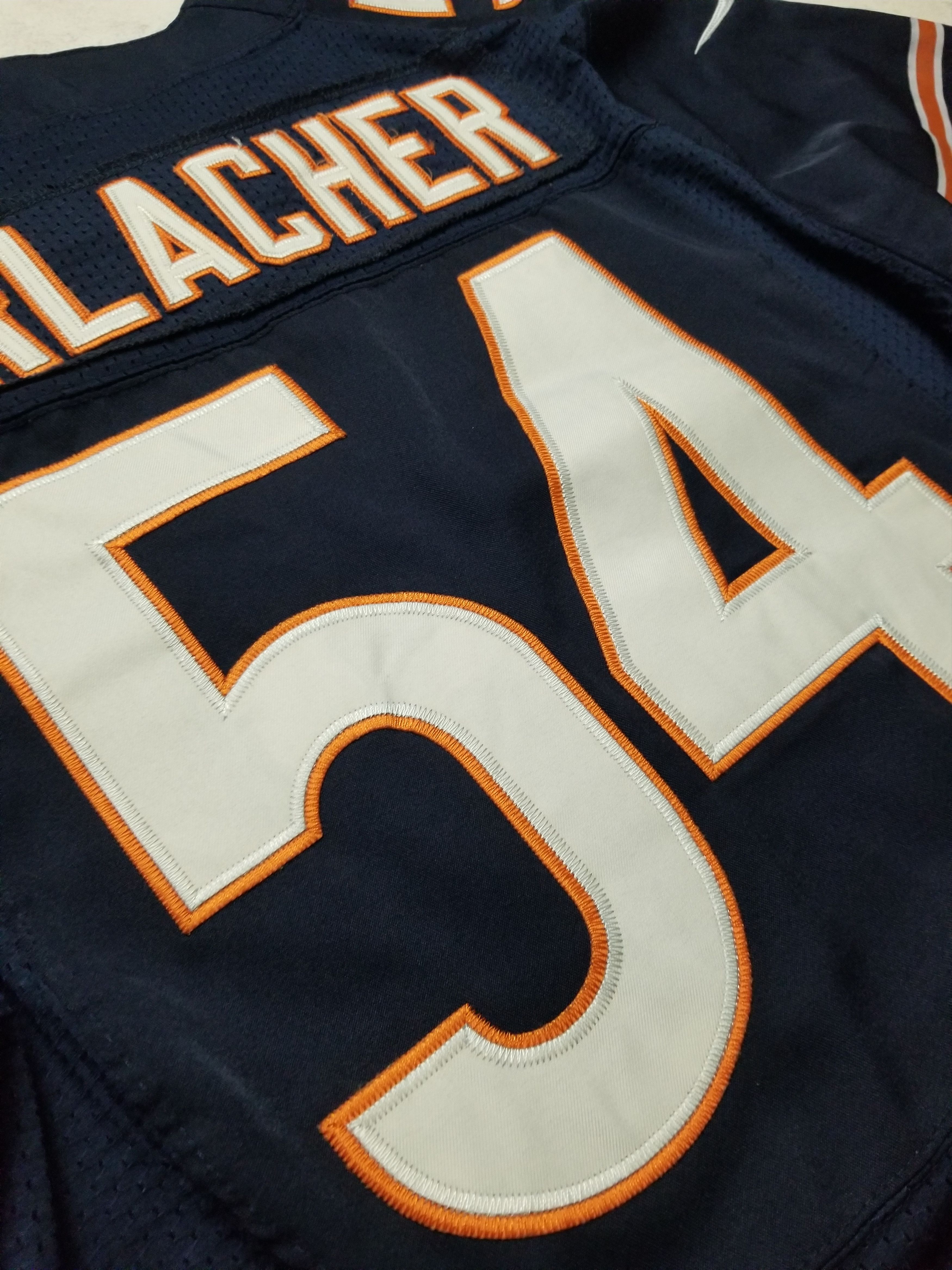 Nike On Field Elite Brian Urlacher #54 Sewn Chicago Bears Jersey Size US S / EU 44-46 / 1 - 8 Thumbnail