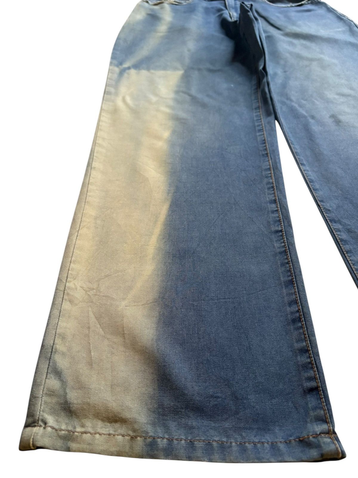 Kenzo Vintage Japanese Kenzo Faded Mud Wash Baggy Denim Pants Size 28" / US 6 / IT 42 - 6 Thumbnail