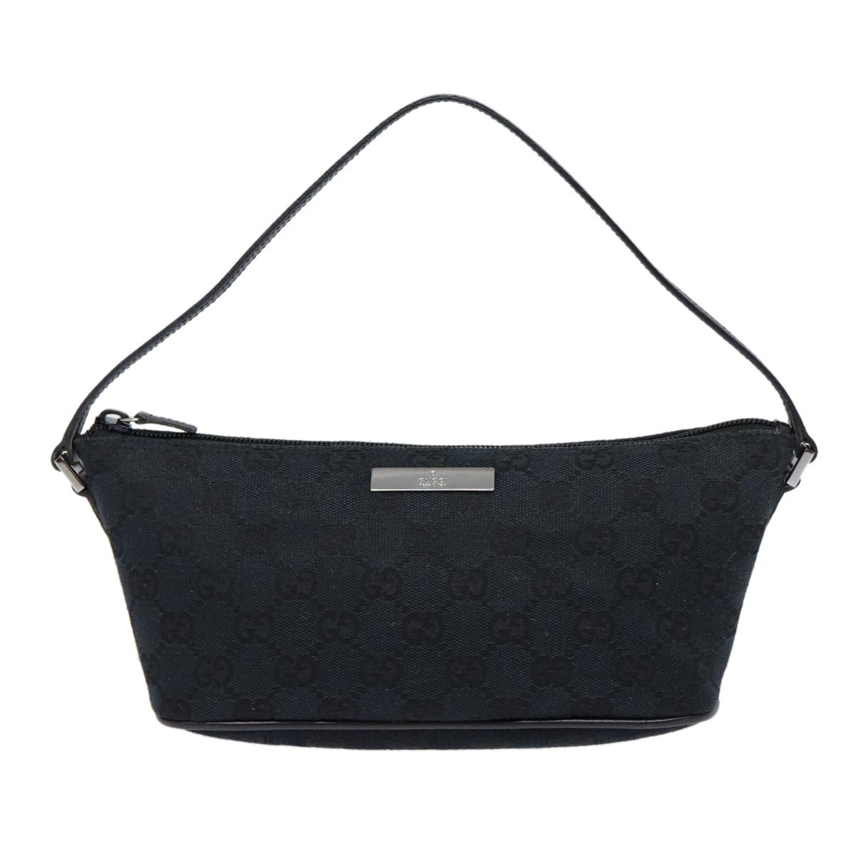 Gucci Gg Canvas Black Canvas Clutch Bag (Pre-Owned) Size ONE SIZE - 1 Thumbnail