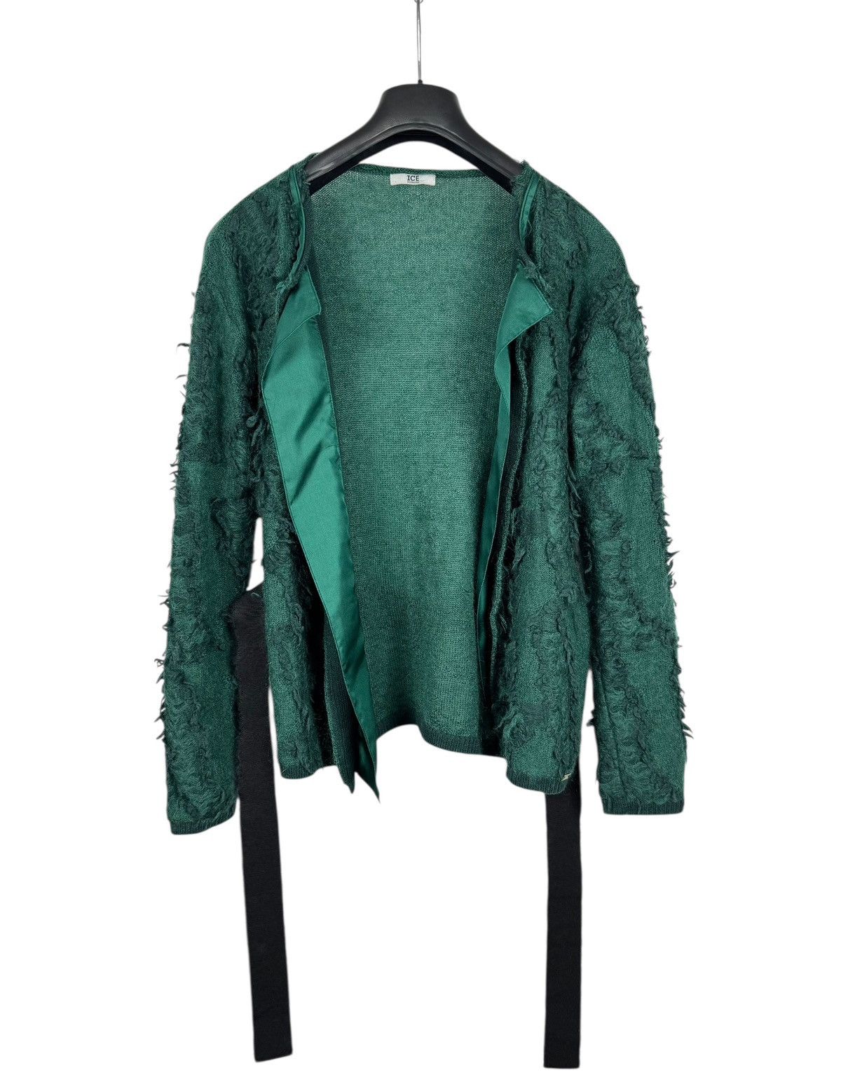 Iceberg Iceberg Lana Wool Mohair Cardigan Belted Embroidery size M Size M / US 6-8 / IT 42-44 - 12 Thumbnail