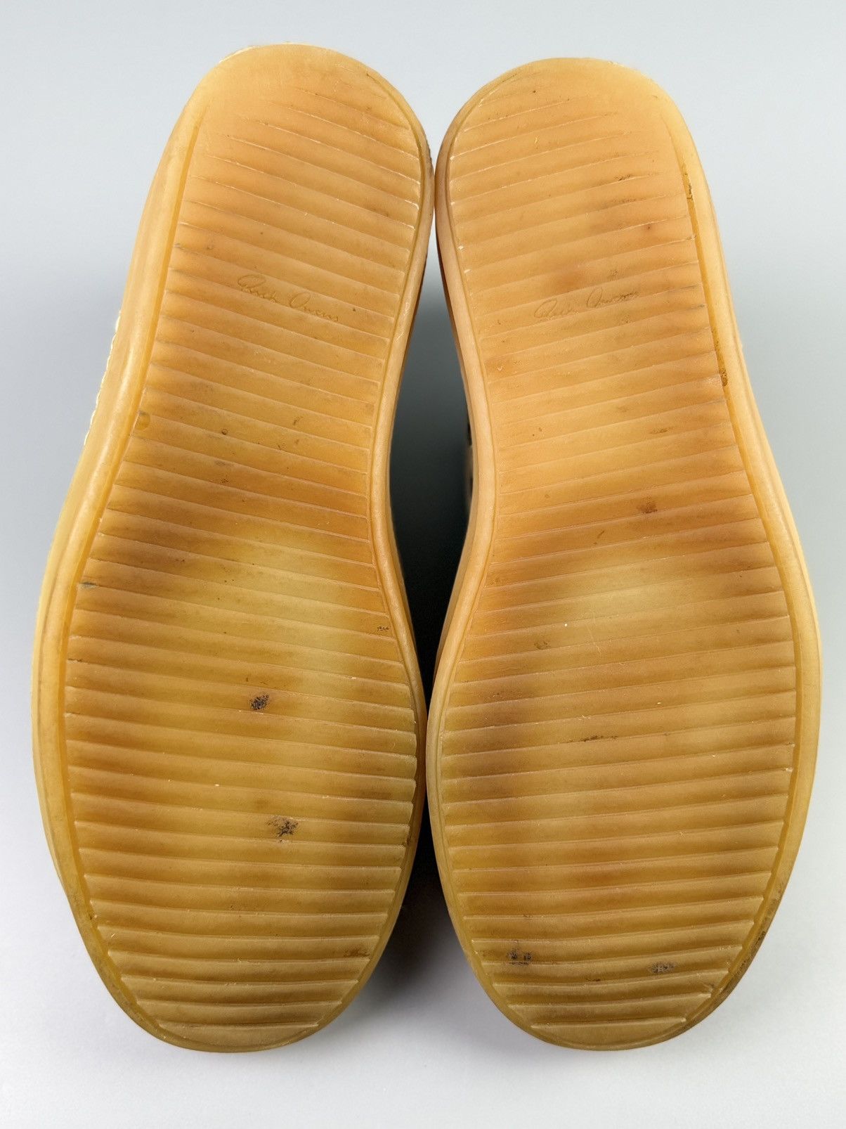 Rick Owens Rick Owens - Gum Sole Suede ‘Ramones’ Low Top Sneakers Size US 8 / EU 41 - 8 Thumbnail