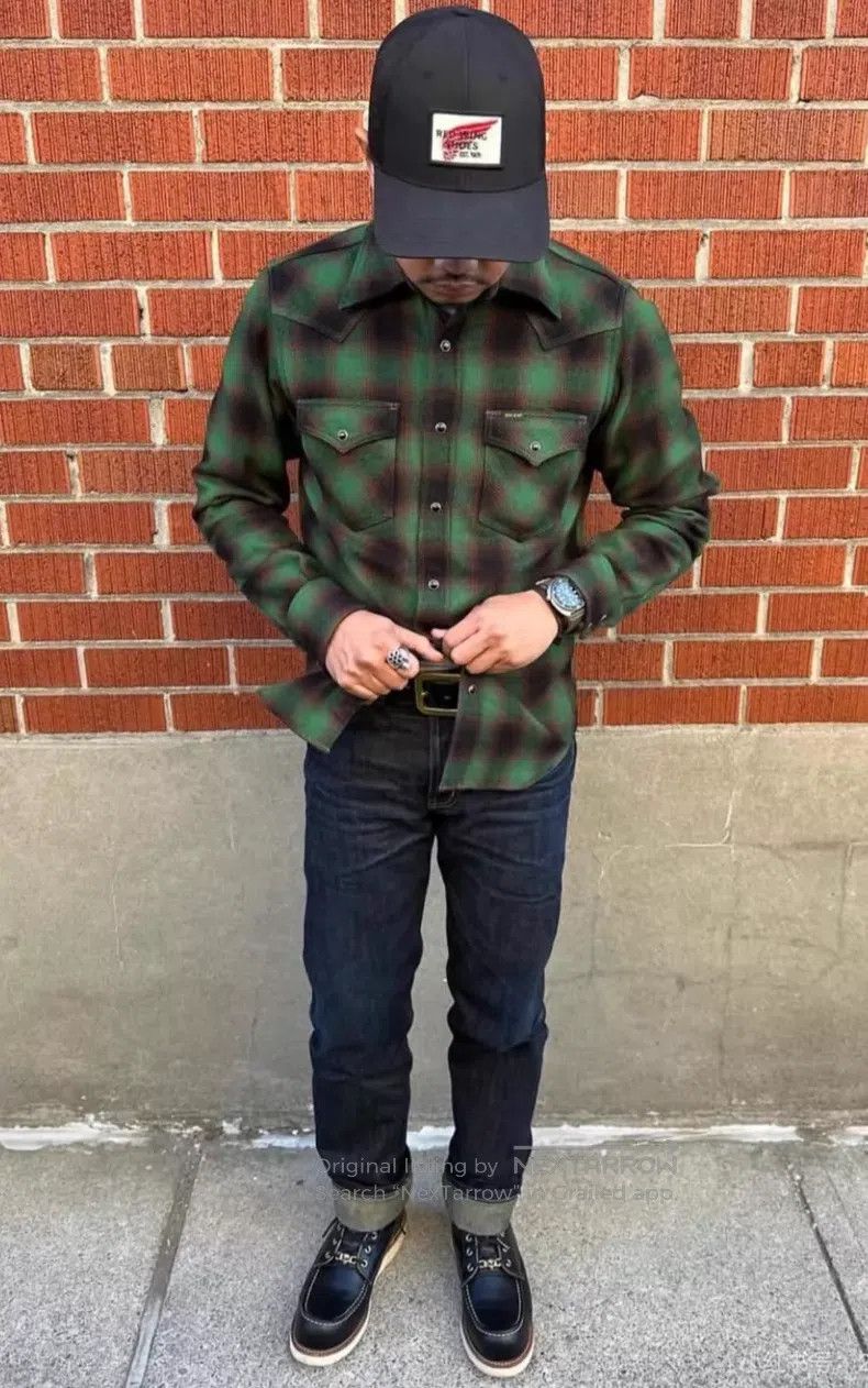 Iron Heart Iron Heart Heavy flannel plaid shirt Size US XL / EU 56 / 4 - 3 Thumbnail