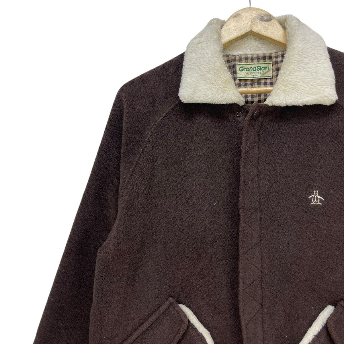 Grand Slam × Sergio Tacchini 💥Vintage Grandslam Bomber Tartan Lined Jacket Size US M / EU 48-50 / 2 - 3 Thumbnail