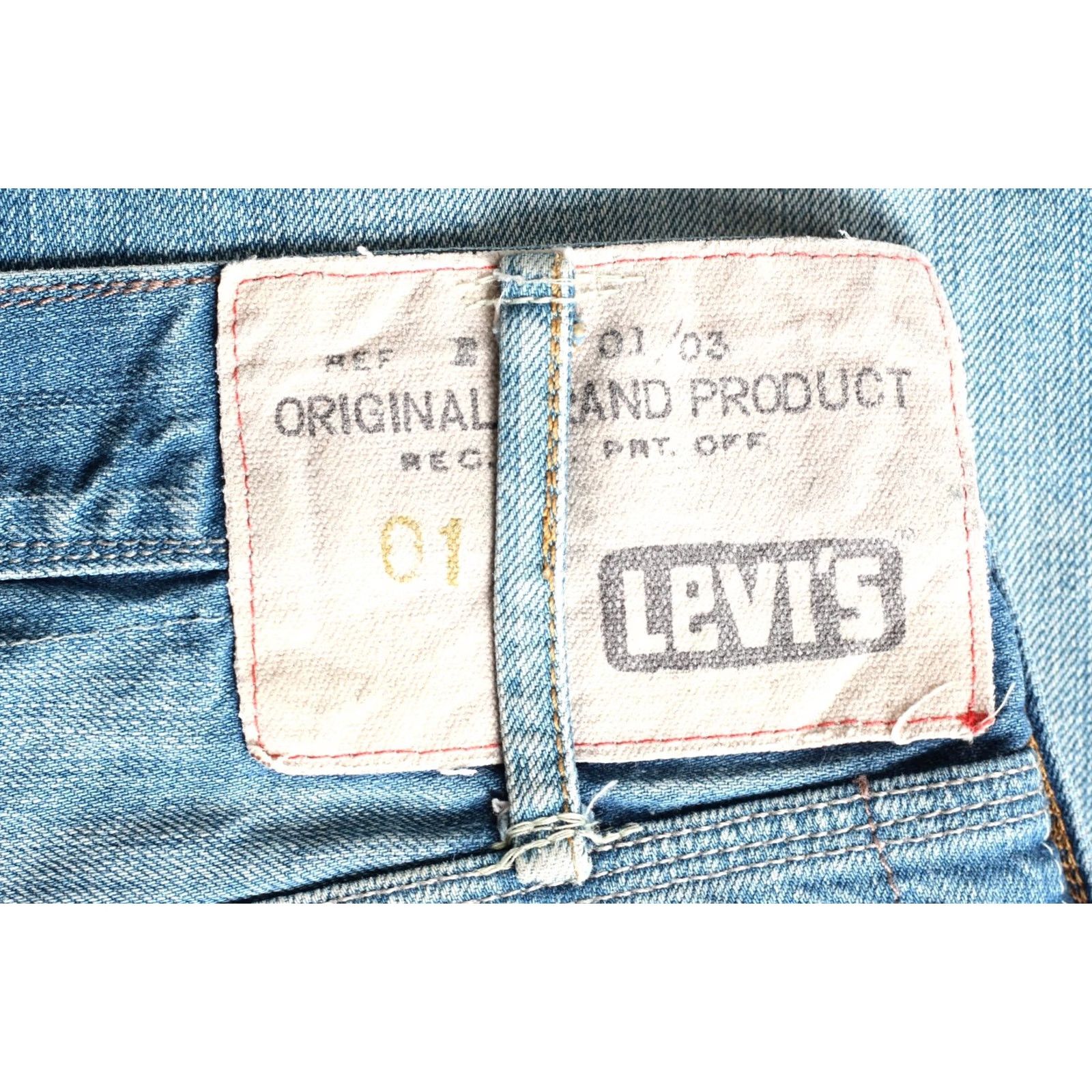 Levi's VINTAGE LEVI’S 80s Red Button BIG DADDY Straight Jeans Men 31/32 Blue Denim DZ6707 Width 31 L32 Size US 31 - 7 Thumbnail