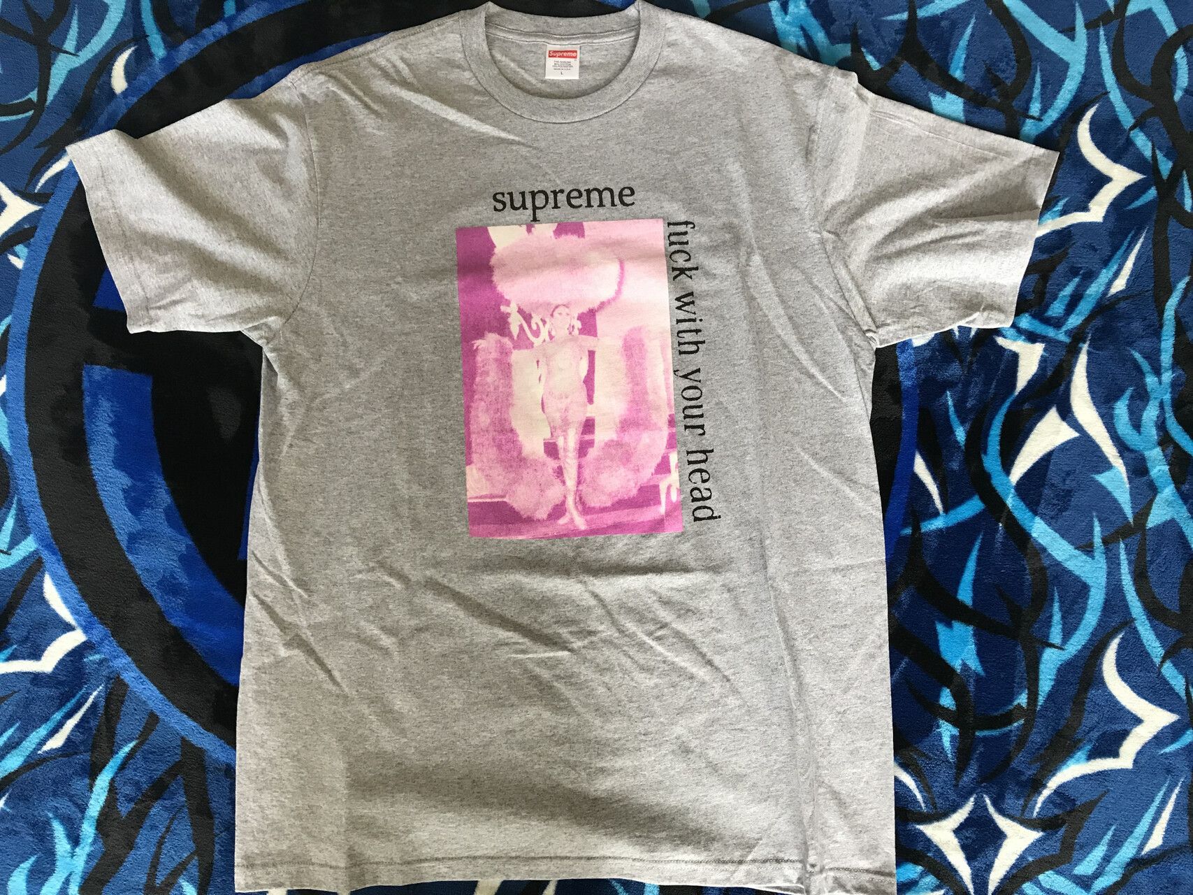 Supreme Supreme Fuck With Your Head Tee Size US L / EU 52-54 / 3 - 2 Thumbnail