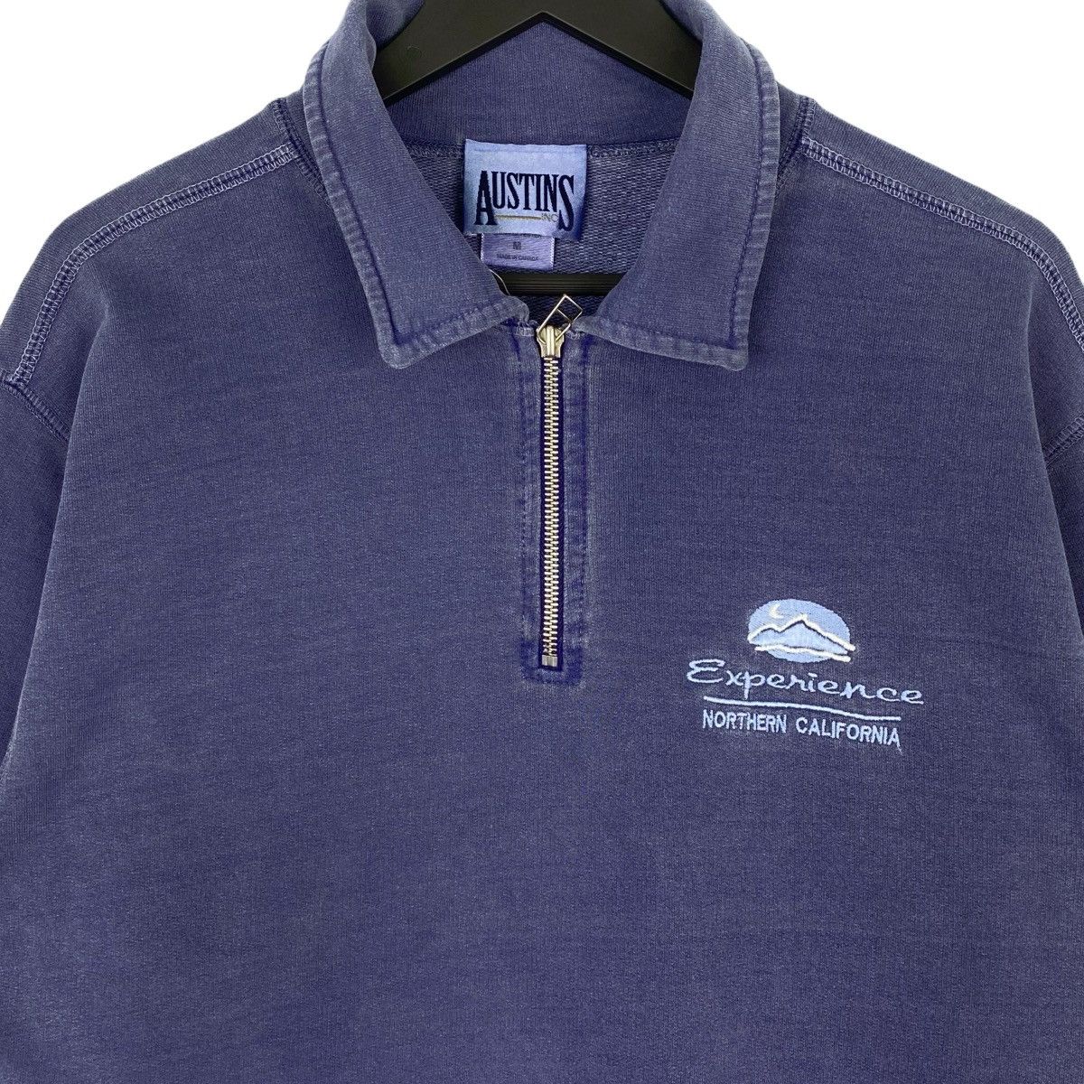 Designer × Vintage Experience Nothern California Half Zip Sweatshirt Pullover Size US M / EU 48-50 / 2 - 2 Thumbnail