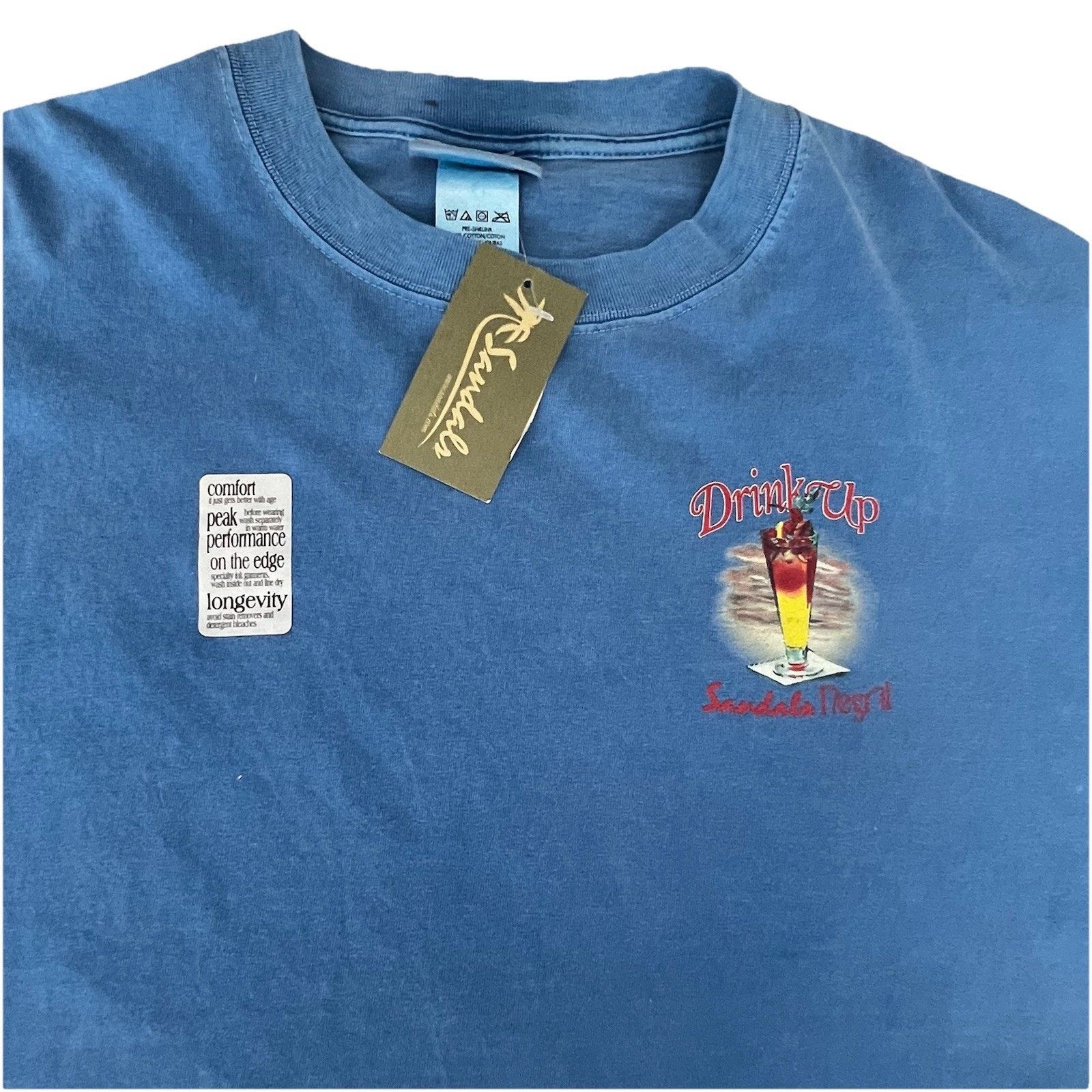 Other Sandals Negril Jamaica 5 O’Clock Somewhere T Shirt LG NWT Size US L / EU 52-54 / 3 - 5 Thumbnail