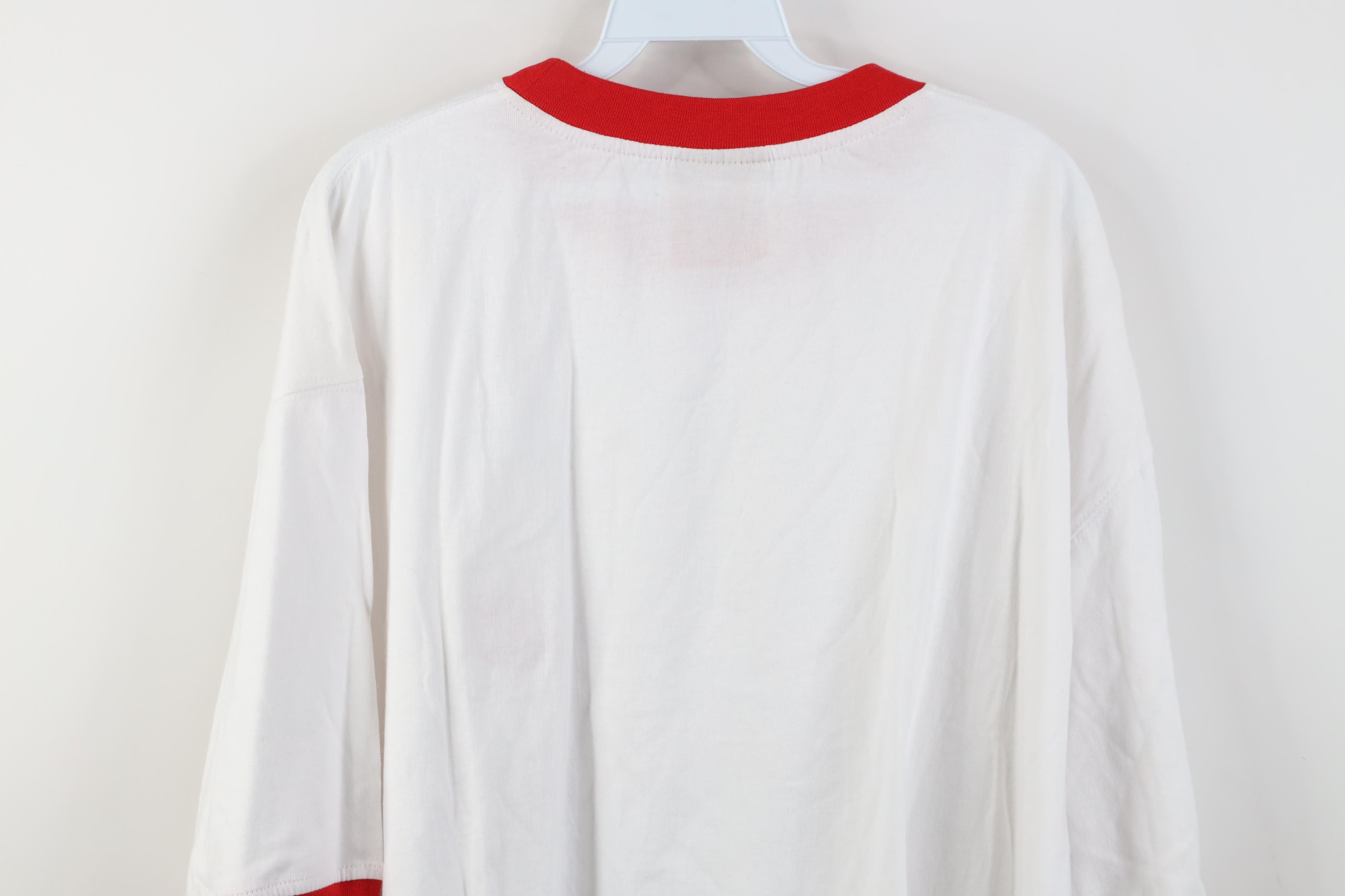 Rocawear Deadstock Vintage 90s Y2K Rocawear Monogram Ringer T-Shirt Size US XXL / EU 58 / 5 - 15 Thumbnail