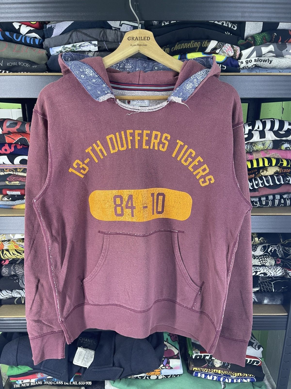 The Duffer of St.George Vintage The Duffer of St. Geogre Tigers 84-10 Hoodie Size US L / EU 52-54 / 3 - 6 Thumbnail