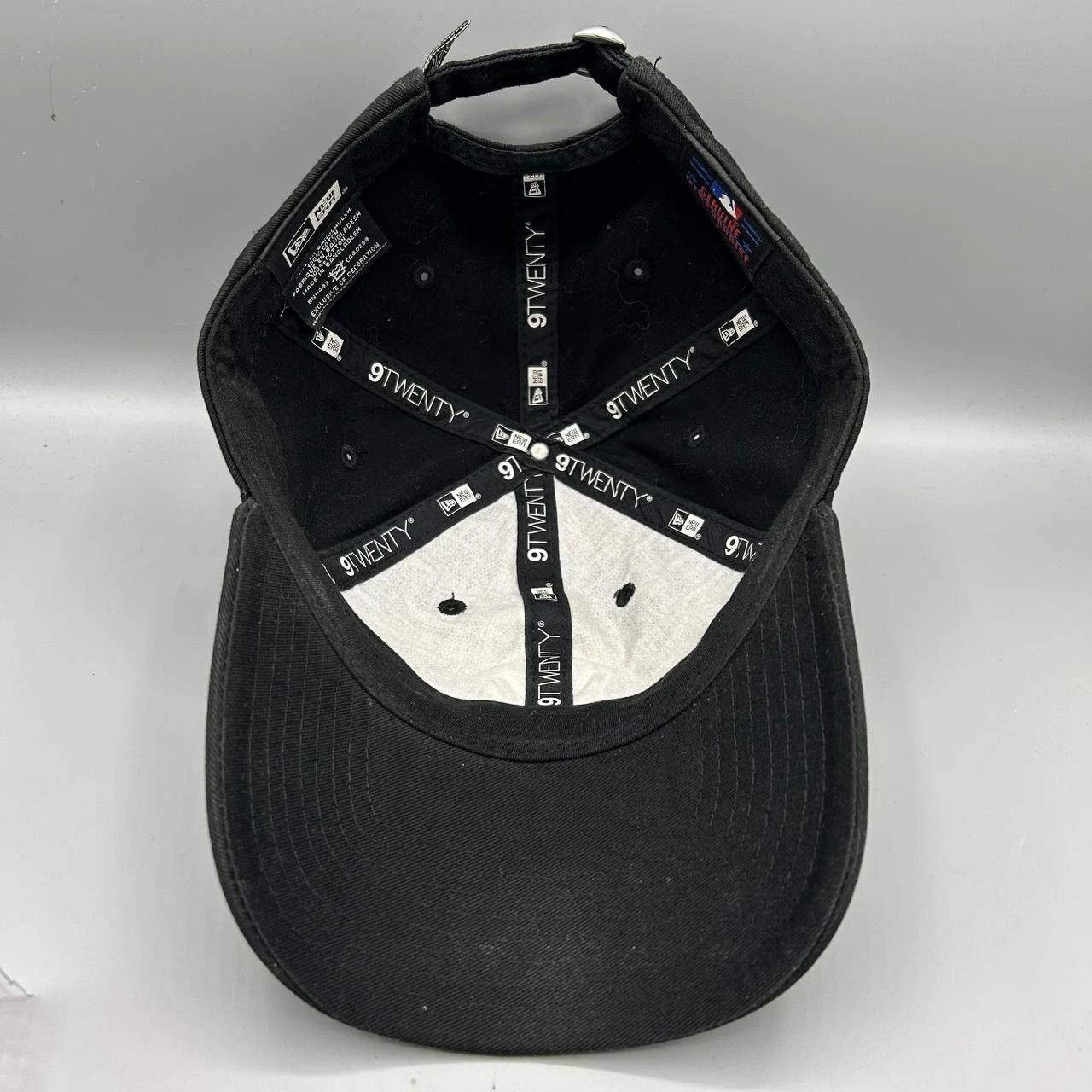 New Era New York Yankees Hat Men Black Embroidered MLB Strap Back Size ONE SIZE - 2 Thumbnail