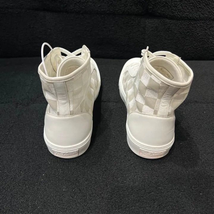 Louis Vuitton Louis Vuitton Tattoo Damier High-Top Sneakers -2508 Size US 8.5 / EU 41-42 - 3 Thumbnail
