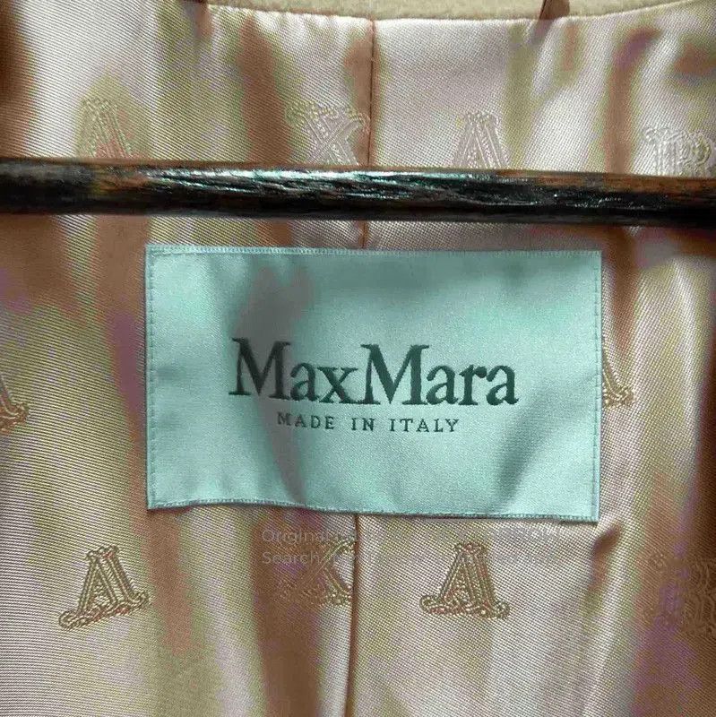 Max Mara MaxMara Pink Wool Double-Breasted Coat . Size M / US 6-8 / IT 42-44 - 3 Thumbnail
