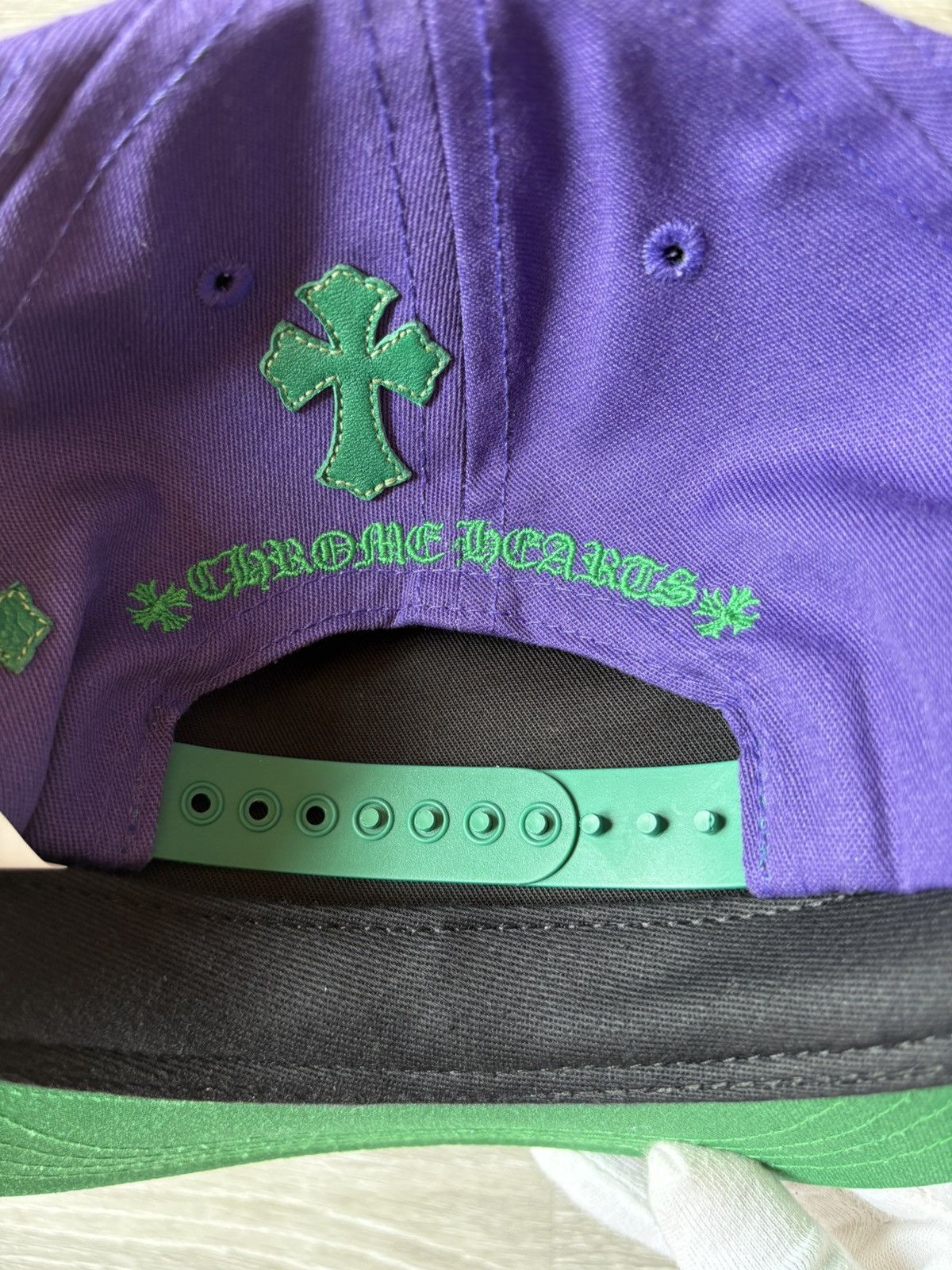 Chrome Hearts Chrome Hearts Purple Cross Patch Hat Size ONE SIZE - 6 Thumbnail