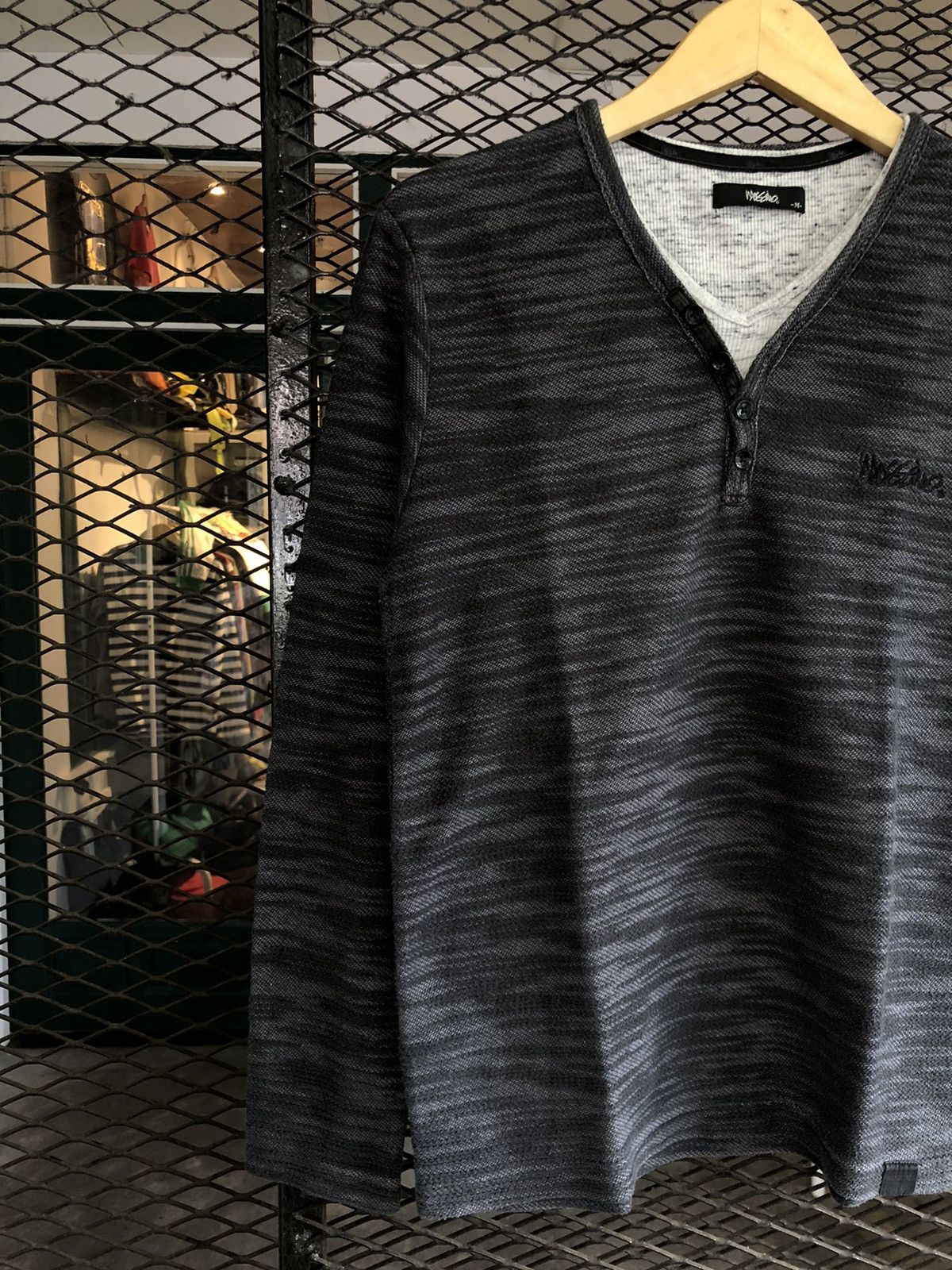 If Six Was Nine × Japanese Brand × Le Grande Bleu (L.G.B.) JAPANESE MOSSIMO DOUBLE LAYER LONG SLEEVE Size US M / EU 48-50 / 2 - 3 Thumbnail