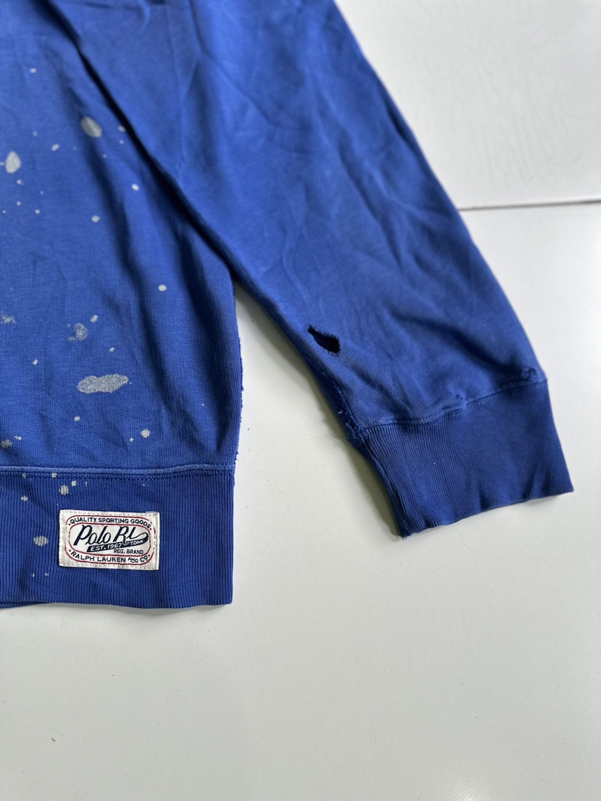 Polo Ralph Lauren Royal blue Graphic Polo PHYS ED PANTS CREWNECK Size US L / EU 52-54 / 3 - 4 Thumbnail