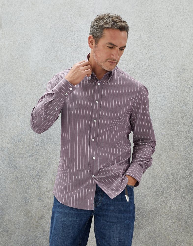 Brunello Cucinelli o1w1db10924 Shirt in Grey Size US XS / EU 42 / 0 - 1 Preview