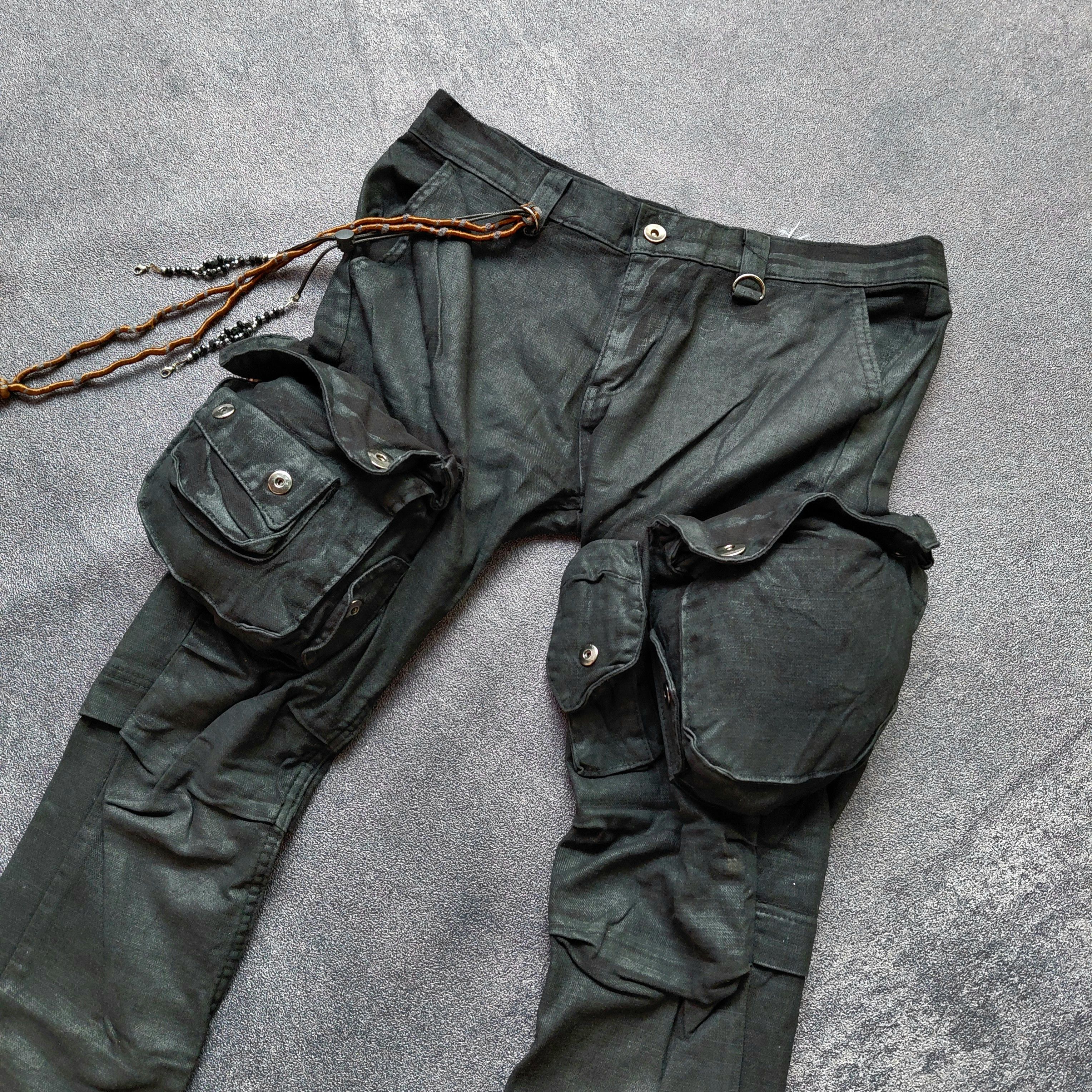 14th Addiction Glamour Multi Pocket Cargo 14th Addiction Style Pants Size US 30 / EU 46 - 2 Thumbnail