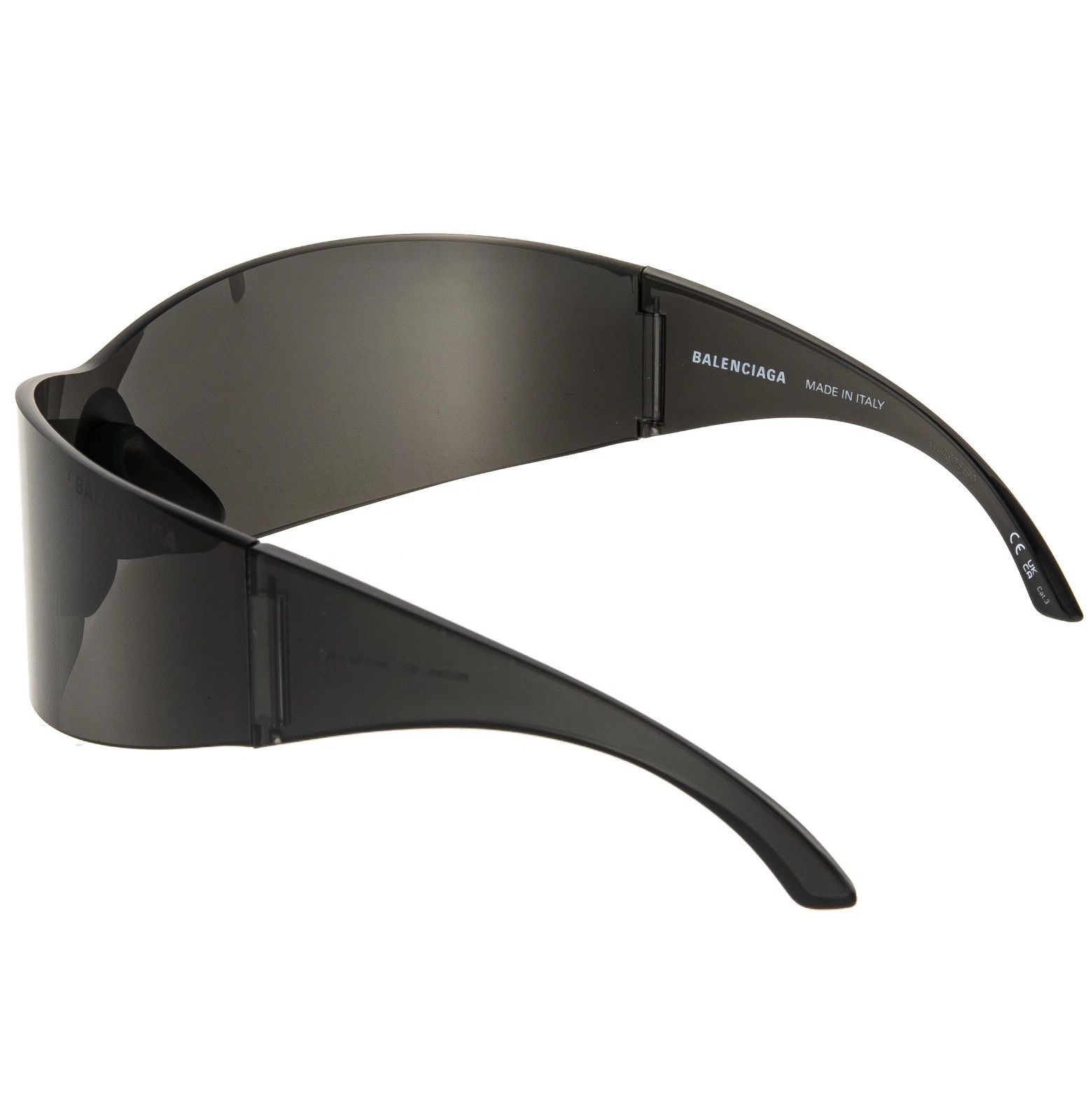 Balenciaga BALENCIAGA BB0299S 0299 PANTHER MASK Wrap Black Bold 001 Size ONE SIZE - 3 Thumbnail