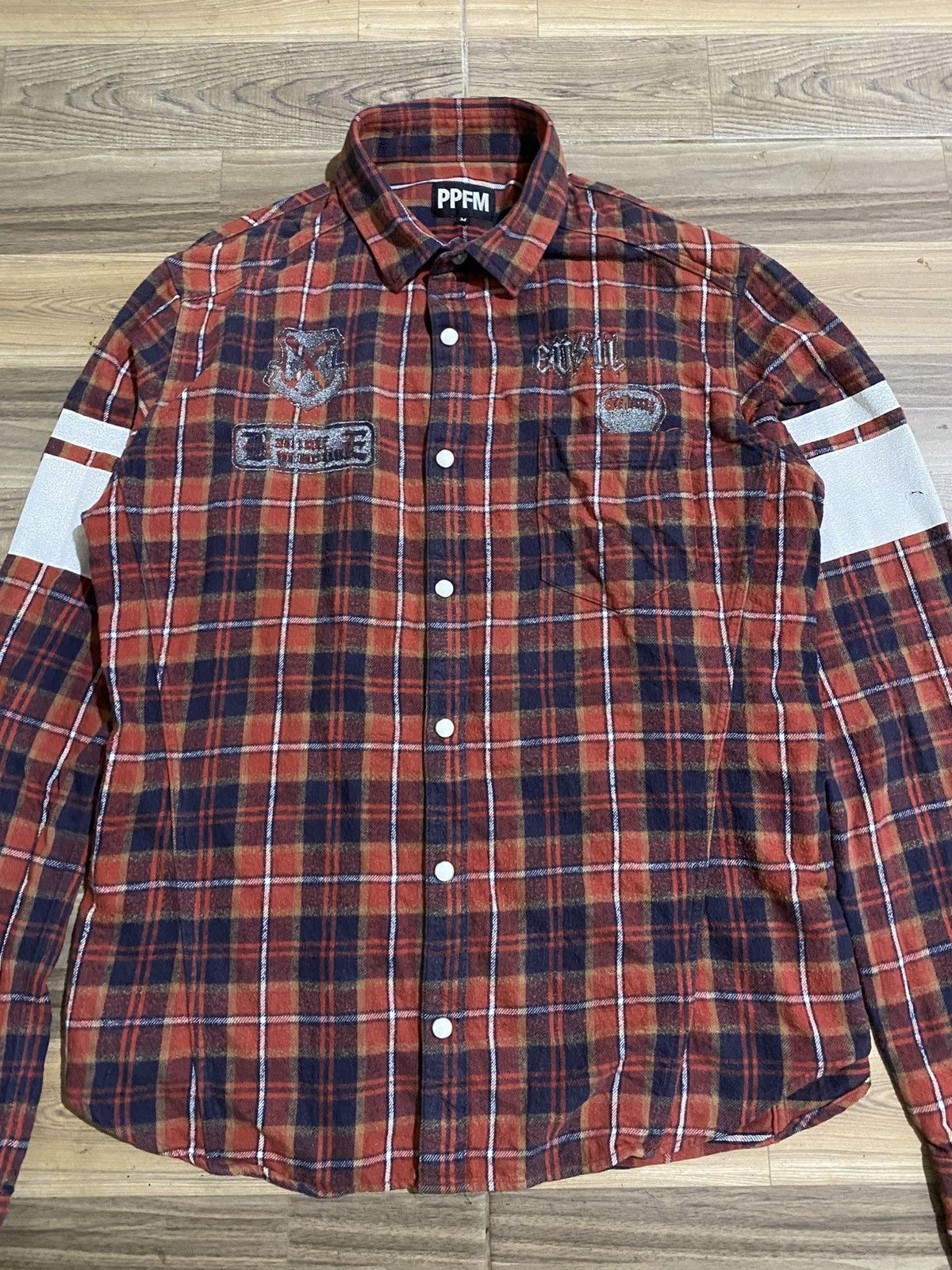 Japanese Brand × PPFM PPFM ERIC DRAVEN PLAID SHIRT Size US M / EU 48-50 / 2 - 2 Thumbnail