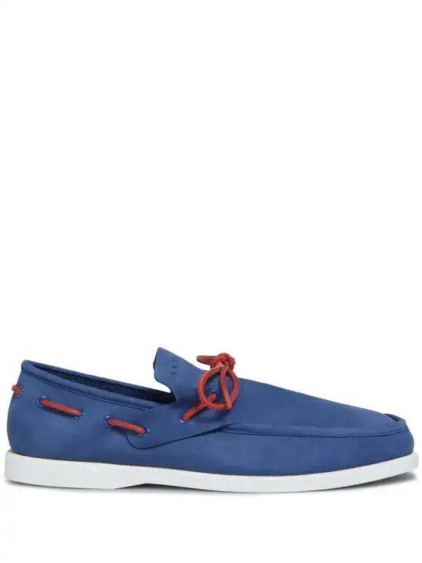 Marni o1w1db10426 Slip-On Leather Loafers in Blue Size US 9 / EU 42 - 1 Thumbnail