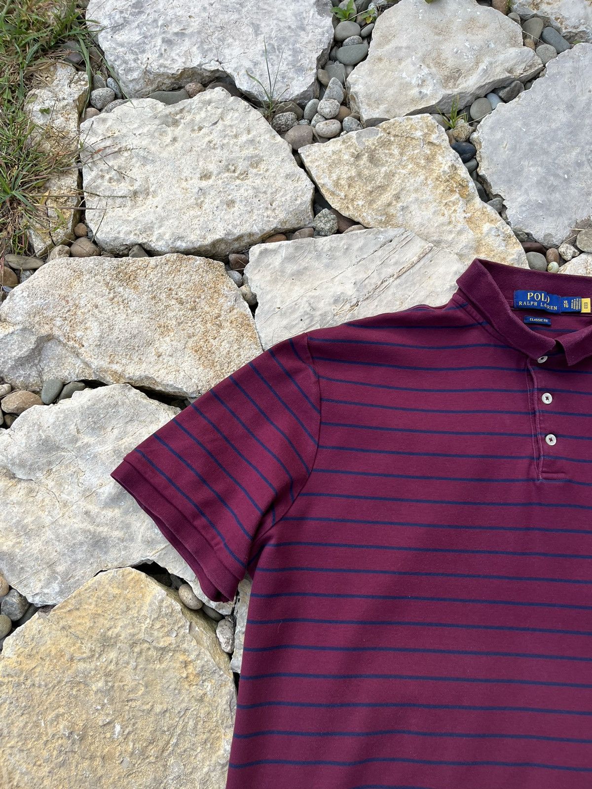 Polo Ralph Lauren × Ralph Lauren Polo Ralph Lauren pima tee striped t-shirt multicolor pony Size US XL / EU 56 / 4 - 4 Thumbnail