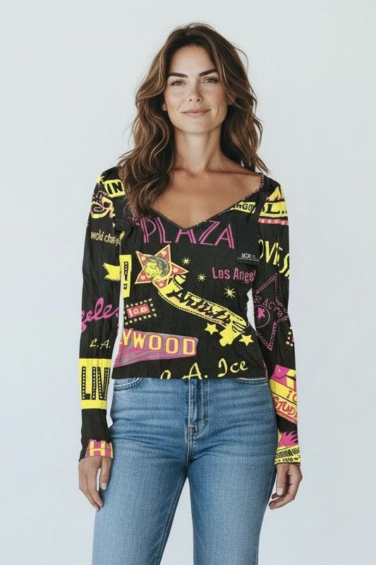 Iceberg New Iceberg Ice B "Hollywood Tonight Live" Top Size IT 40 Size S / US 4 / IT 40 - 1 Thumbnail