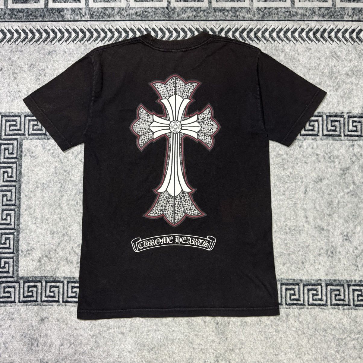 Chrome Hearts RARE! 2010s DOUBLE CROSS NECK PRINT Size US M / EU 48-50 / 2 - 3 Thumbnail
