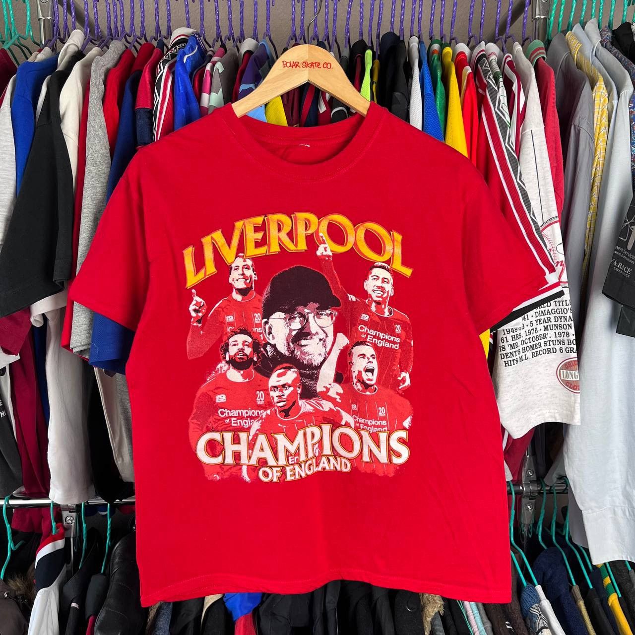 Vintage Liverpool Champions of England Tshirt Size M Size US M / EU 48-50 / 2 - 3 Thumbnail