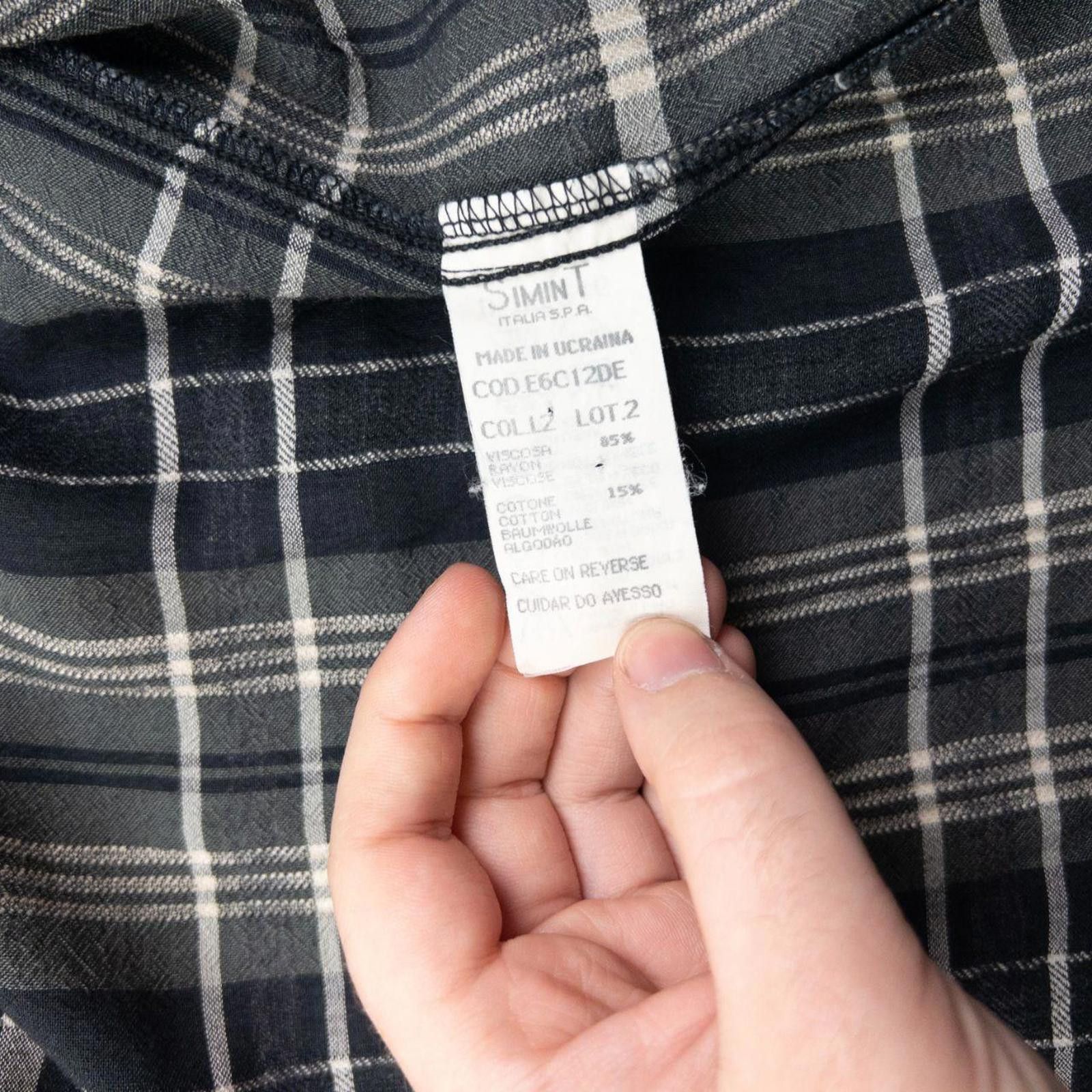 Other Vintage Armani Jeans Checkered Long Sleeve Button Up Shirt M Size US M / EU 48-50 / 2 - 6 Thumbnail