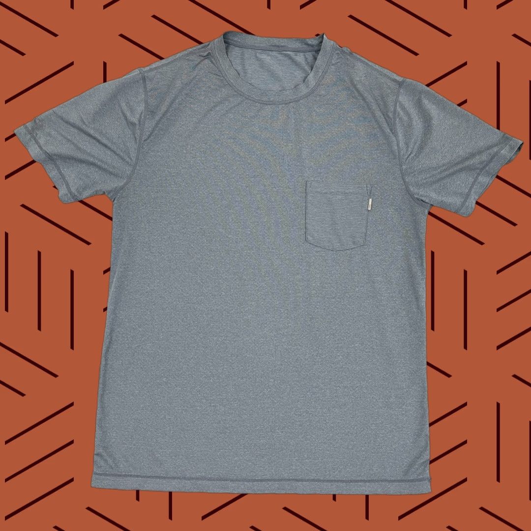 Vuori Vuori Tradewind 2.0 Shirt Mens M / L Blue Active Performance Gym Pocket Tee Size US M / EU 48-50 / 2 - 1 Thumbnail