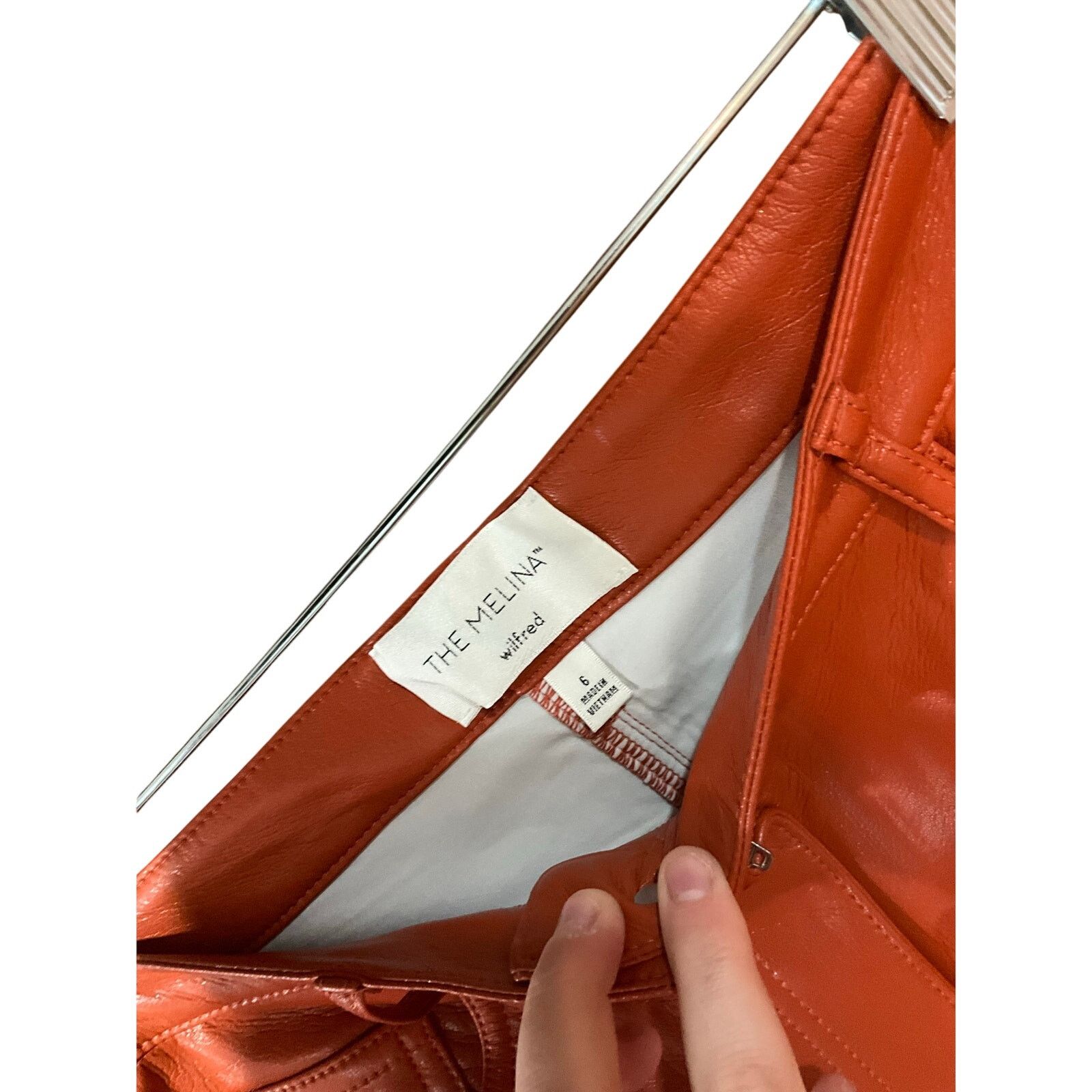 Aritzia Wilfred The Melina Faux Leather Pants Size 28" / US 6 / IT 42 - 4 Thumbnail