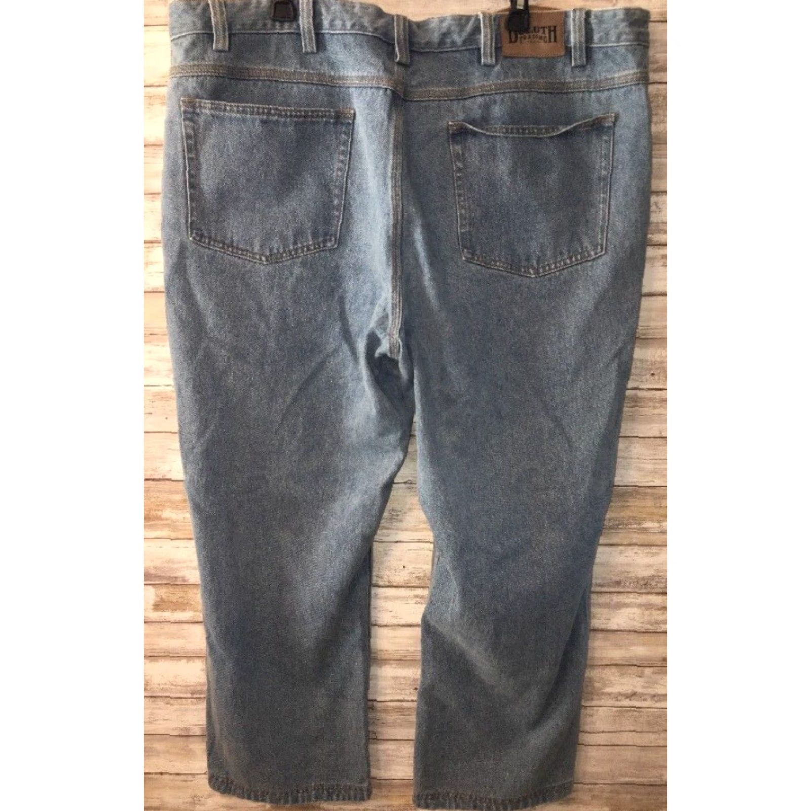 Duluth Trading Company VINTAGE Duluth Trading Co. Jeans Men Medium Wash Blue Casual Pants Size 46 X 30 Size US 30 / EU 46 - 4 Thumbnail