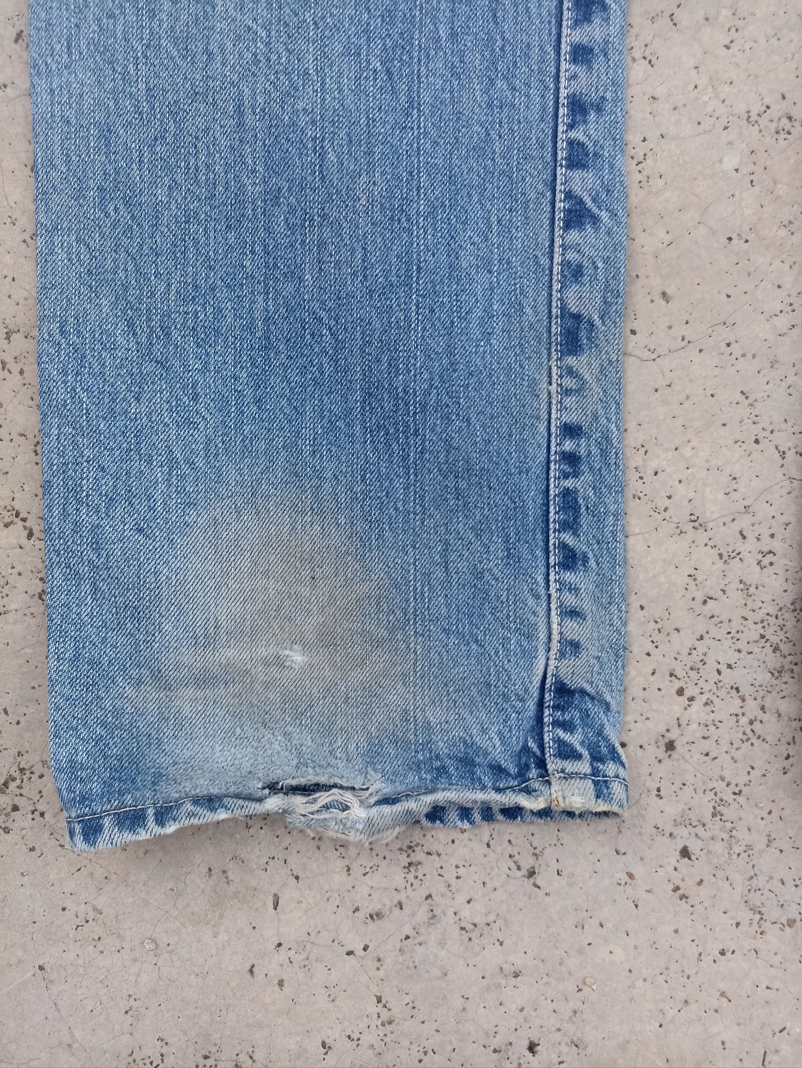 Le Grande Bleu (L.G.B.) Vintage LGB distressed jeans Blue Blue Japan mud washed Size US 30 / EU 46 - 15 Thumbnail