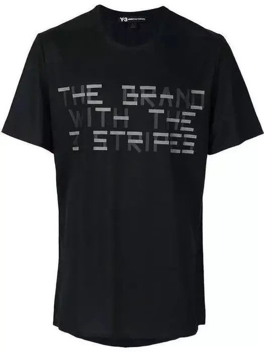 Yohji Yamamoto Y-3 & Adidas ''The Brand With The 3 Stripes'' T-Shirt Size US XL / EU 56 / 4 - 3 Thumbnail