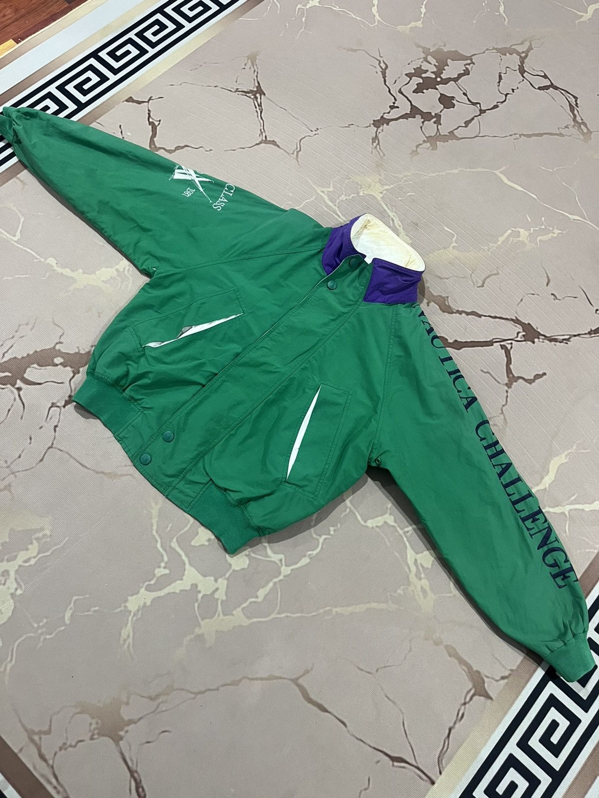 Nautica Vintage Nautica Sailing Spellout Jacket Hidden Hood Size US M / EU 48-50 / 2 - 15 Thumbnail