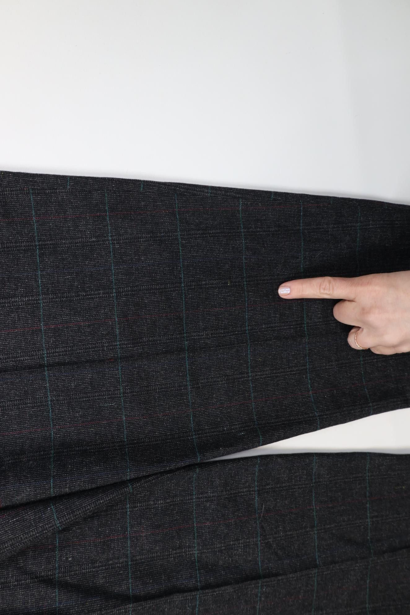 Vintage Vintage 90s Streetwear Tweed Knit Chino Pants Trousers Plaid Size US 32 / EU 48 - 15 Thumbnail