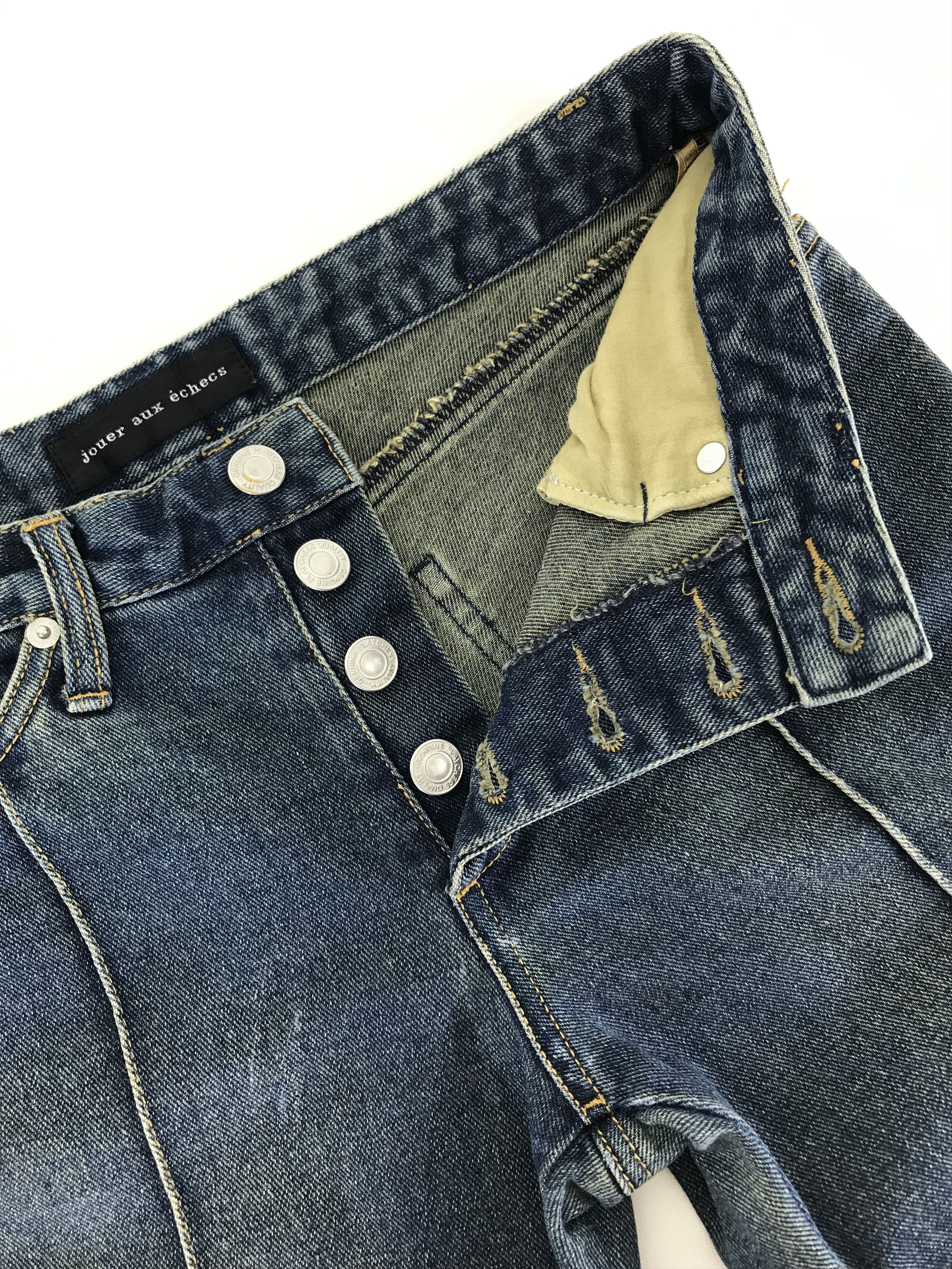 Japanese Brand Vintage Goa Lace-Up Flare Jeans Size US 29 - 9 Thumbnail