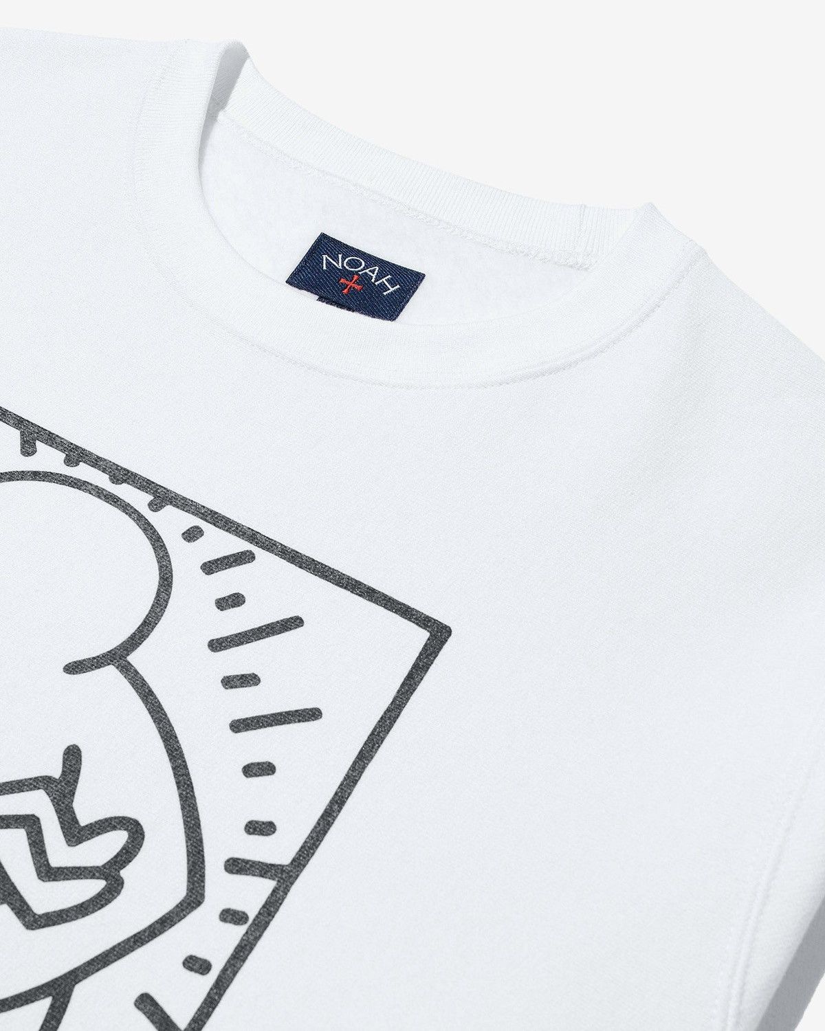 Noah NOAH NYC Keith Haring Crewneck White Size US XL / EU 56 / 4 - 2 Thumbnail