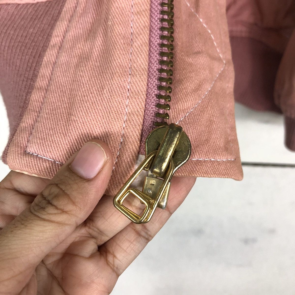 Japanese Brand 🔥Vintage Bomber Jacket Streetwear Pink House Big Logo Size US M / EU 48-50 / 2 - 16 Thumbnail
