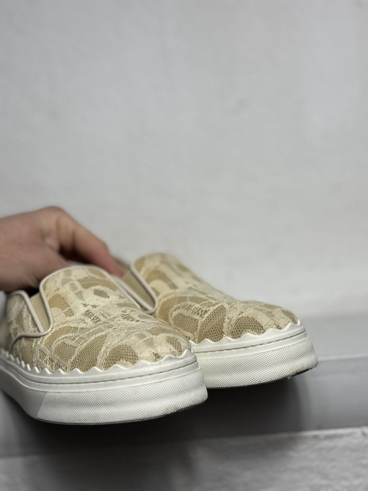 Chloe Chloe Luxury Sneakers Slip On Size 37 Size US 7 / IT 37 - 8 Thumbnail