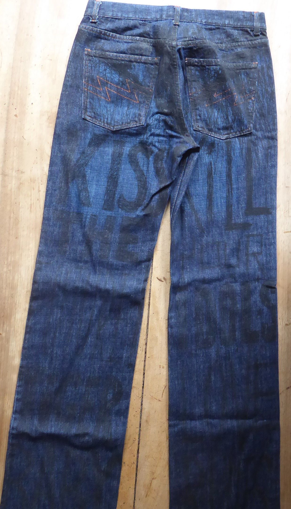 W&LT × Walter Van Beirendonck letter print denims Jeans Size US 32 / EU 48 - 5 Thumbnail
