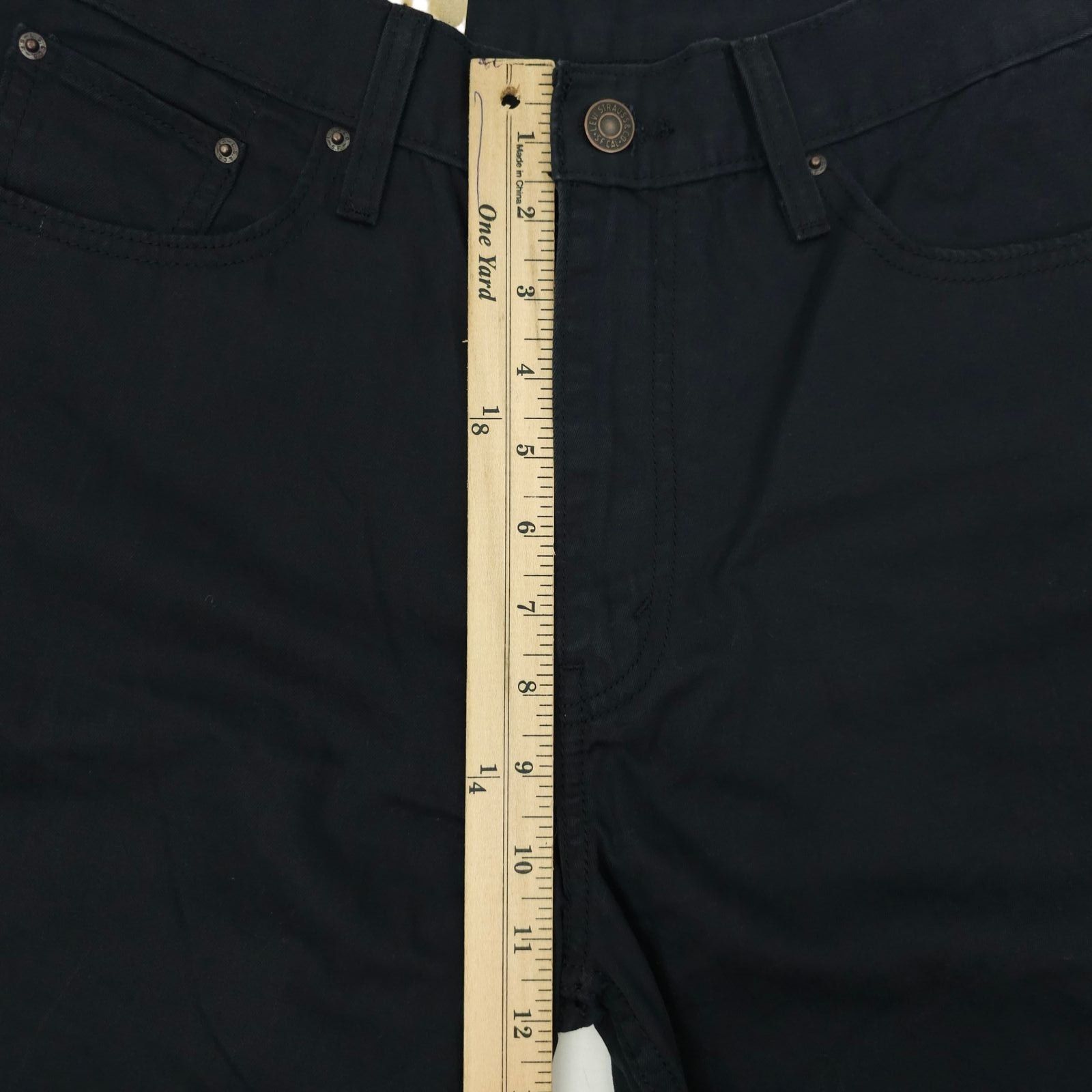 Levi's Levis High Waisted Mom Jean 29x32 Dark Wash Tapered Leg Size 29" - 4 Thumbnail