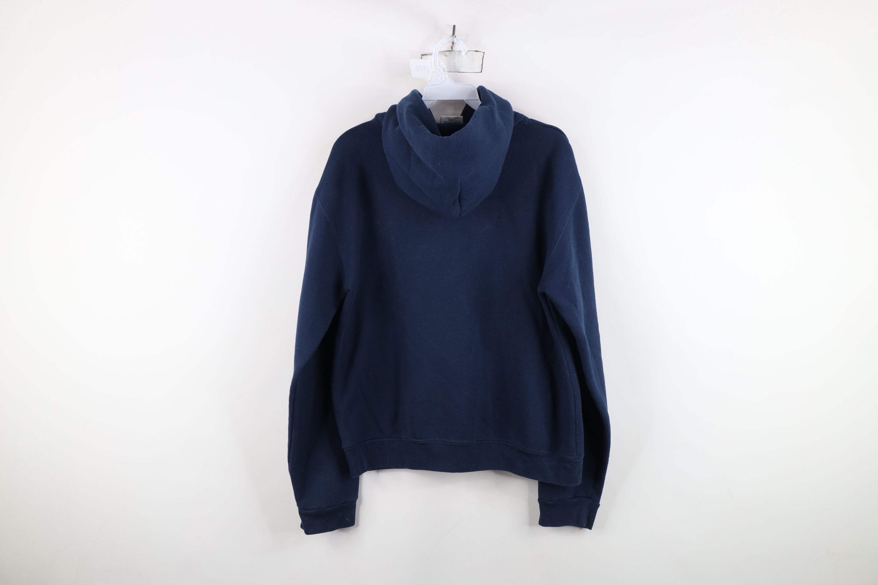 Vintage Vintage 90s University of Toledo Hoodie Sweatshirt Blue USA Size L / US 10 / IT 46 - 13 Thumbnail