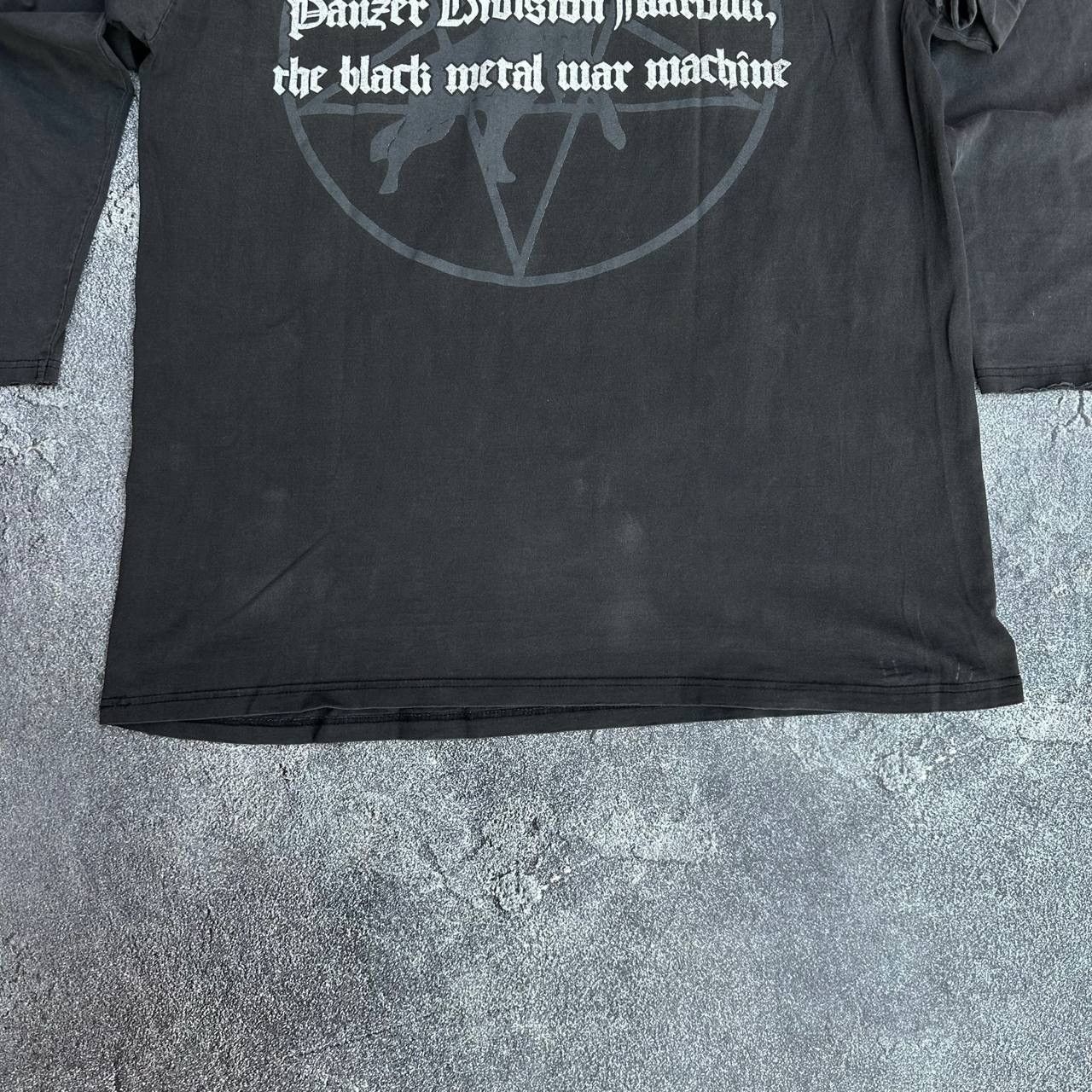 Band Tees × Vintage Vintage 90s Marduk Panzer Division Tank Longsleeve Size US XL / EU 56 / 4 - 10 Thumbnail