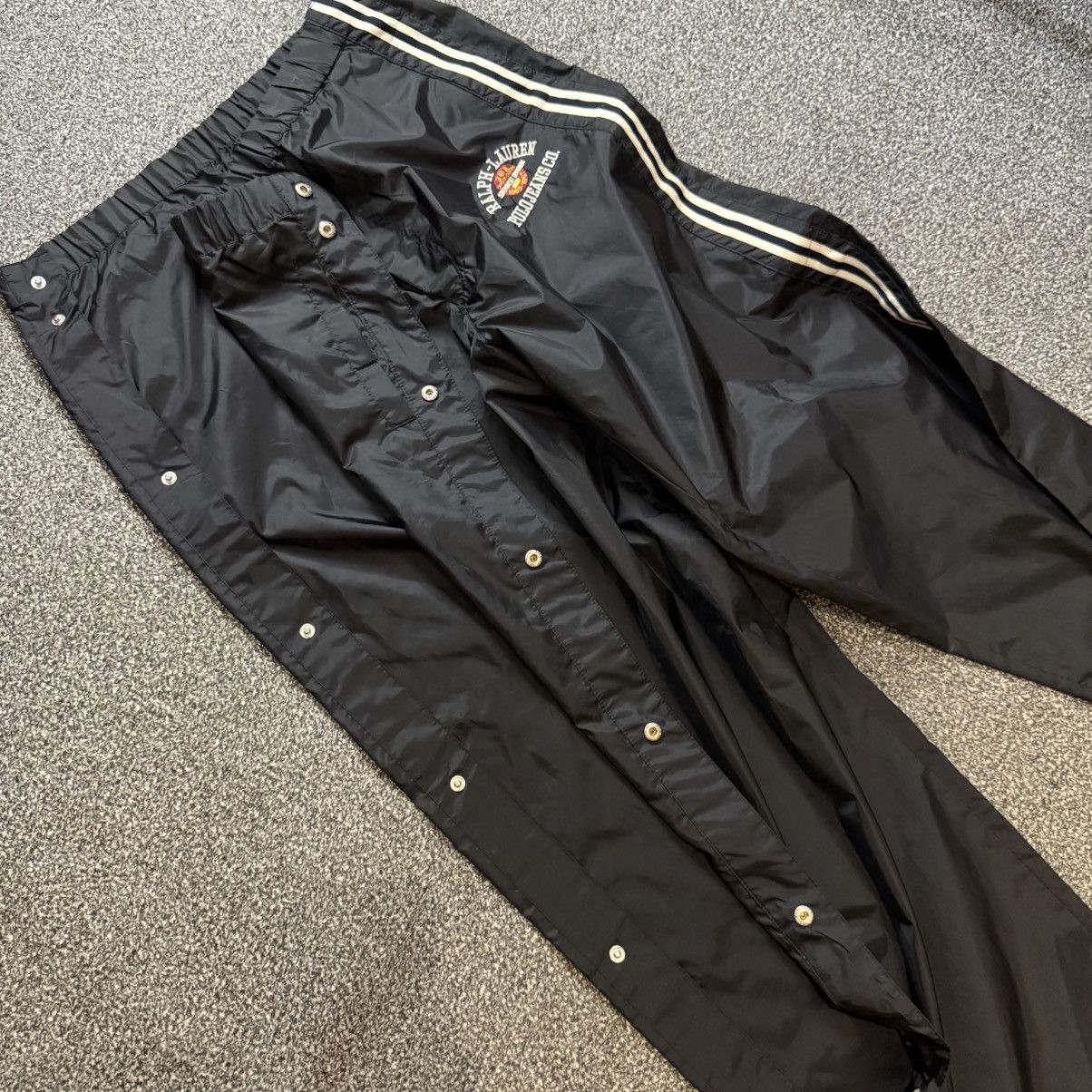 Polo Ralph Lauren × RRL Ralph Lauren × Ralph Lauren 🔥🔥 Crazy Button Up Ralph Lauren Track Jogger Baggy Pants Size US 34 / EU 50 - 11 Thumbnail