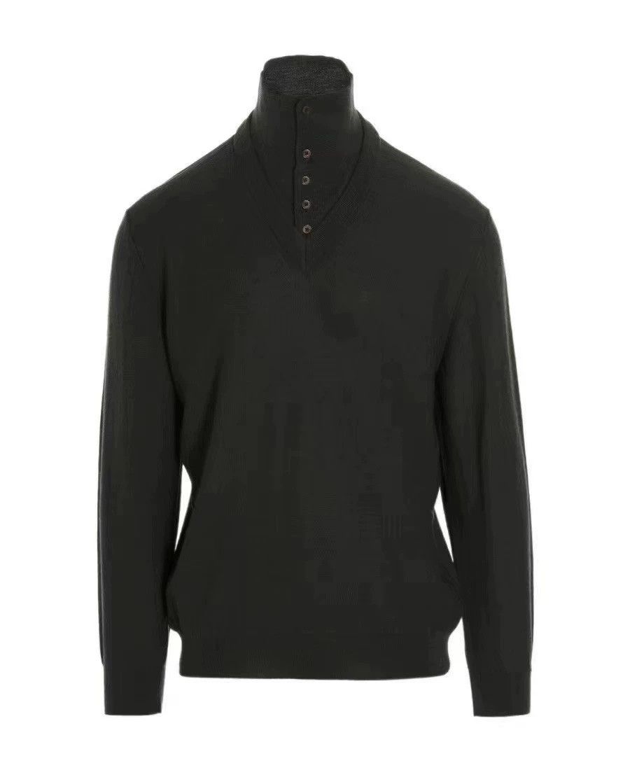 Lemaire Lemaire Turtleneck Knit Two-Tone Sweater New Size XS / US 0-2 / IT 36-38 - 1 Thumbnail