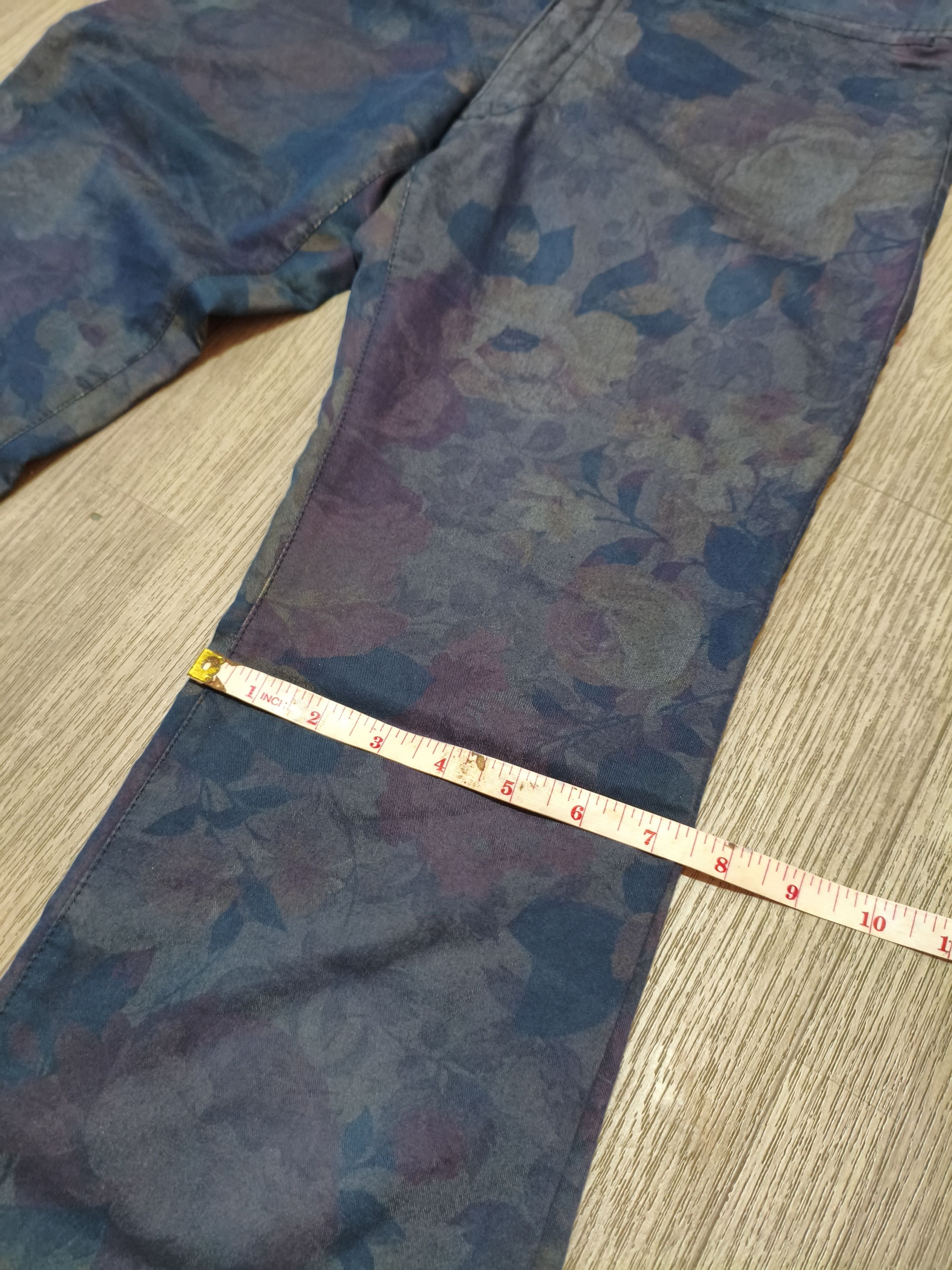 Tornado Mart Tornado Mart rose flowery flare pants Size 38" / US 16 / IT 52 - 5 Thumbnail