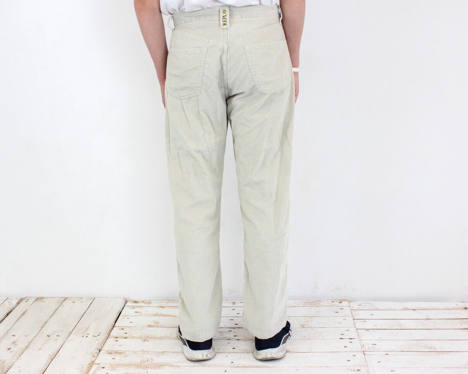 Replay Vintage 901 W34 L32 Corduroy Made in Italy Pants trousers Size US 34 / EU 50 - 4 Thumbnail