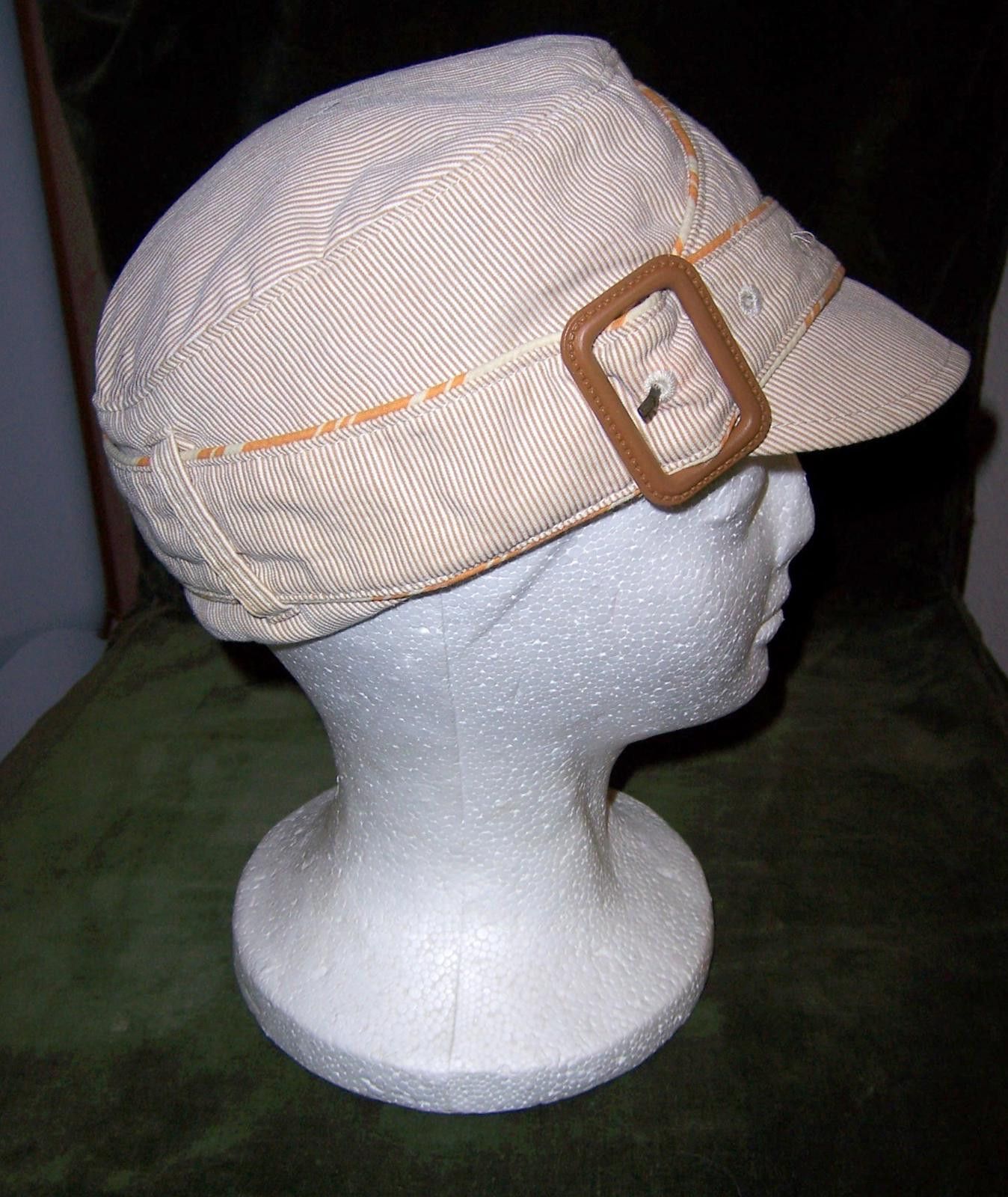 Eugenia Kim Eugenia Kim - Belted Engineer Cap in Tan - Vintage - Ltd Ed Size ONE SIZE - 5 Thumbnail